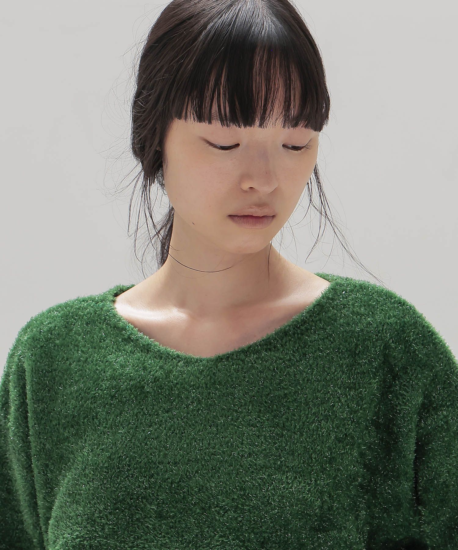 ＜STUMBLY＞Glitter Yarn Pullover