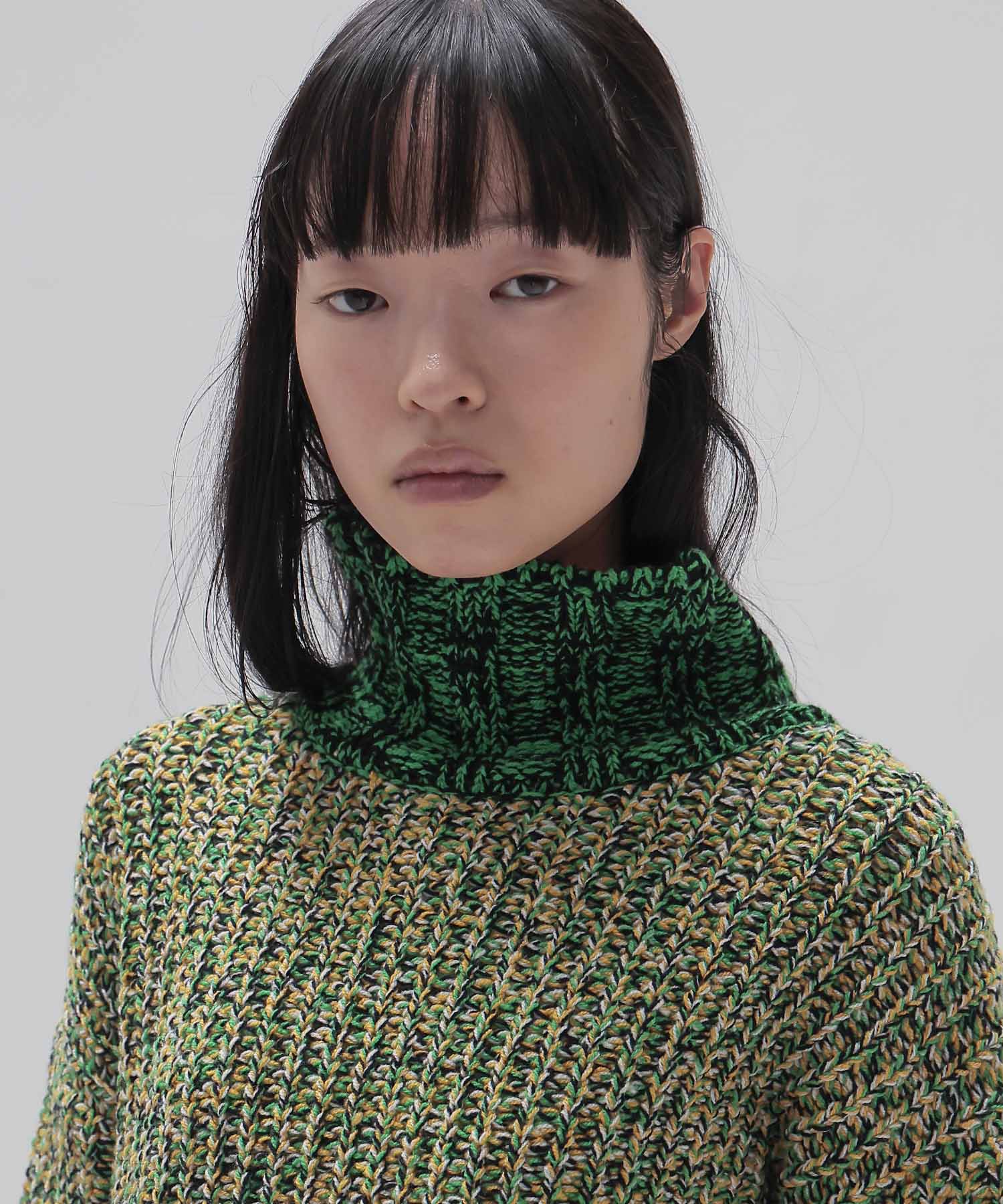 ＜STUMBLY＞Mixed Color Yarn Pullover