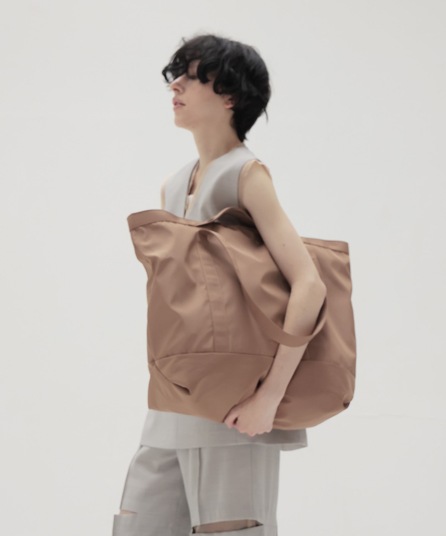 ＜HVISK＞TOTE MATTE TWILL