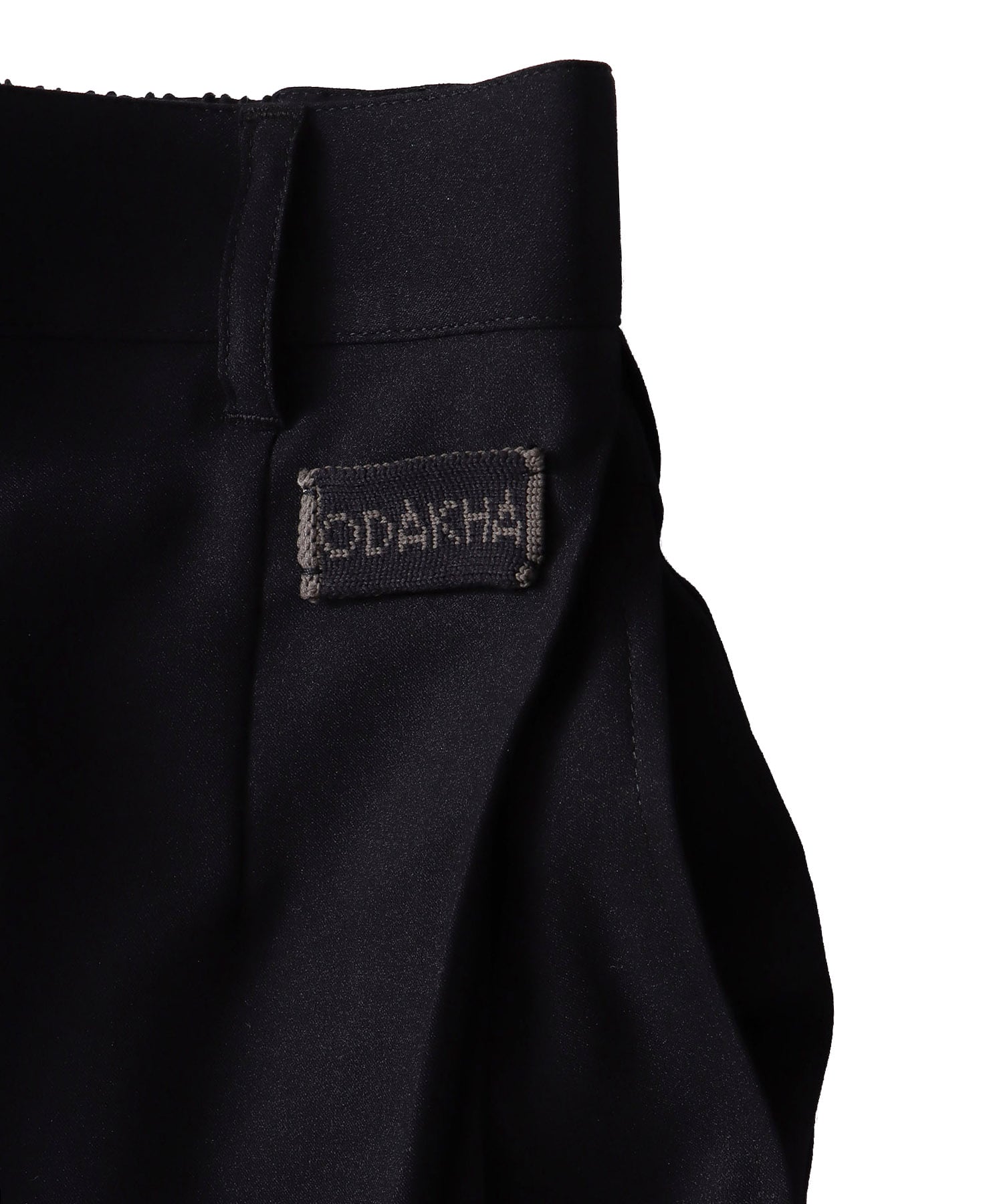 ＜ODAKHA＞flow tucked trousers