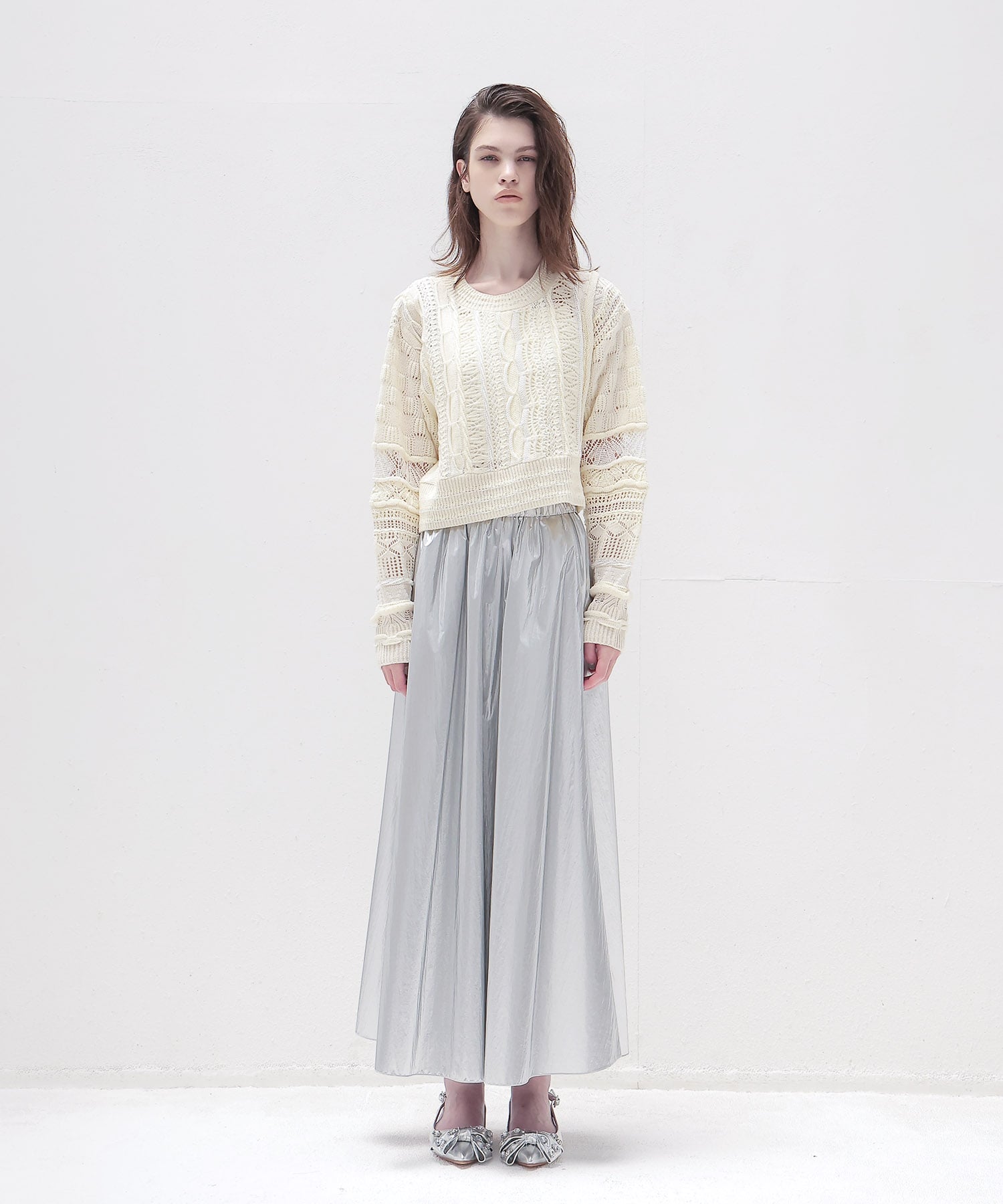 ＜ODAKHA＞crazy short knit