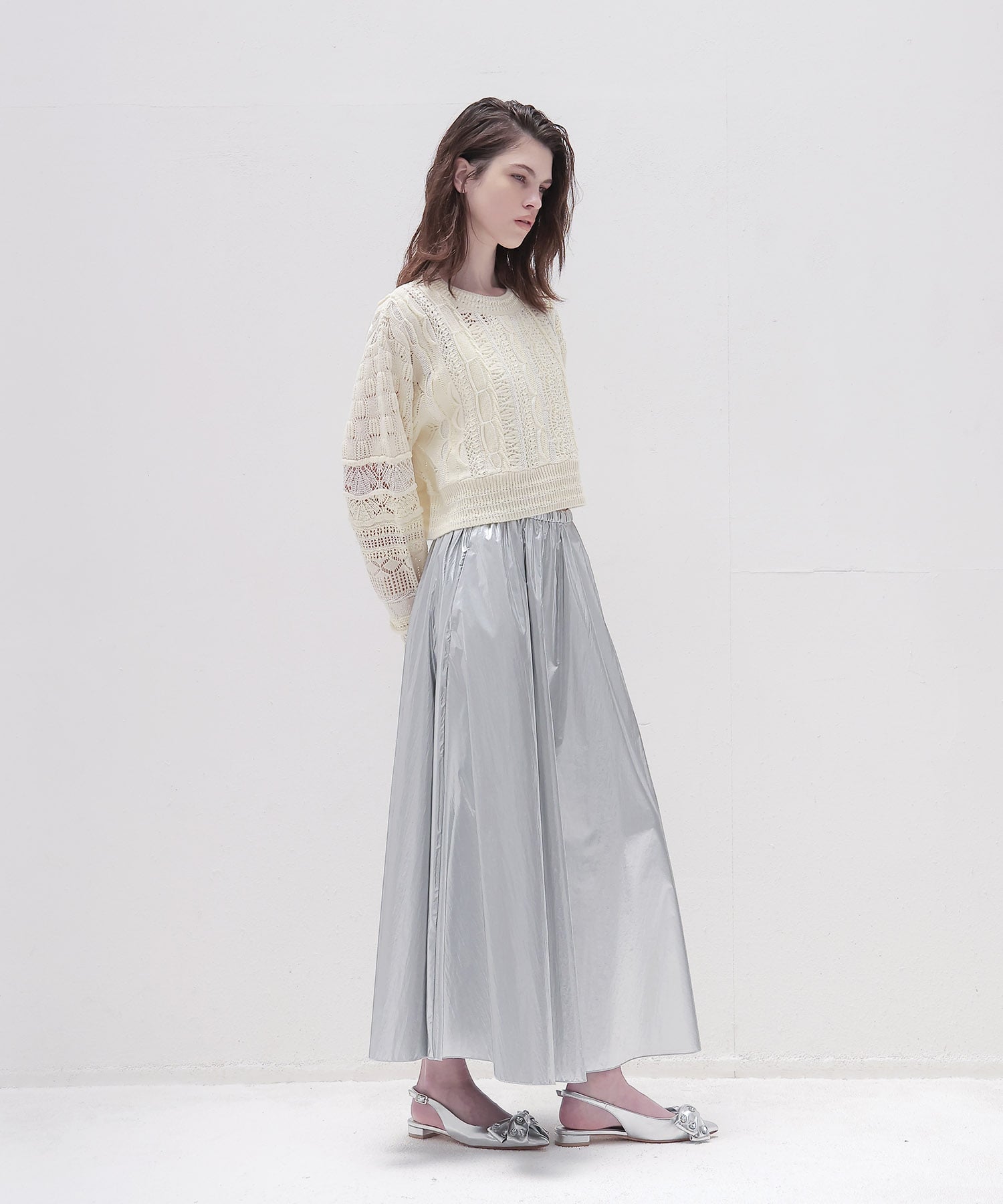 ＜ODAKHA＞crazy short knit