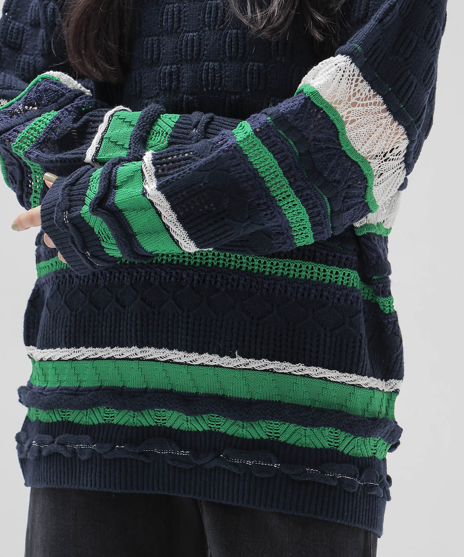【先行販売】＜ODAKHA × DRESSLAVE＞20th crazy knit pull