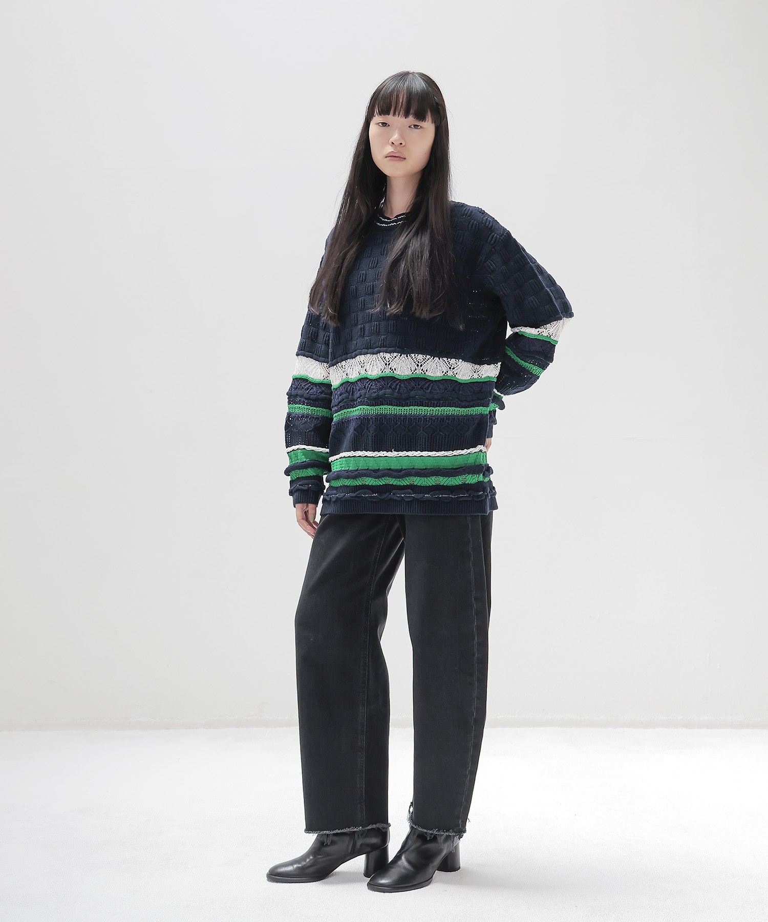 【先行販売】＜ODAKHA × DRESSLAVE＞20th crazy knit pull