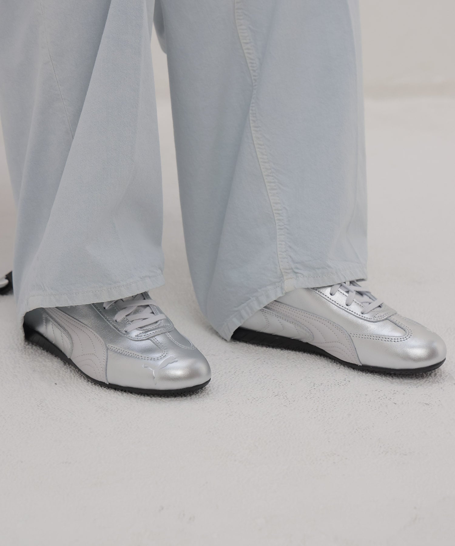 ＜PUMA＞SPEEDCAT SILVER WNS