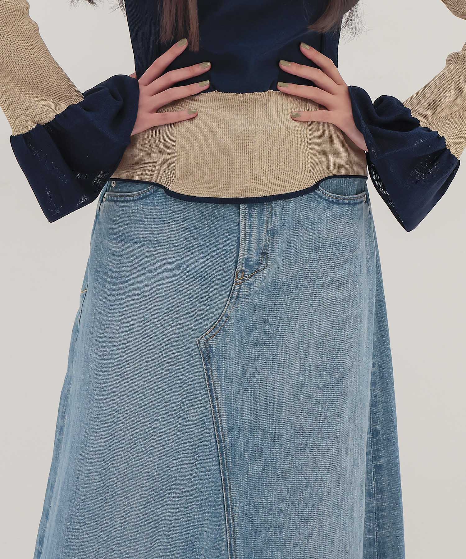 ＜YANUK＞Flare Long Skirt