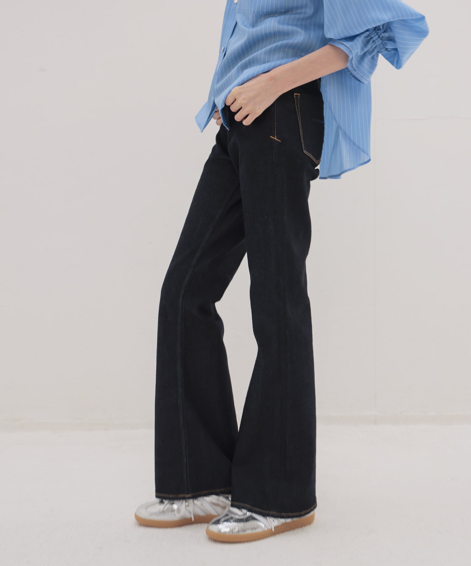 ＜YANUK＞Bootcut One wash Indigo