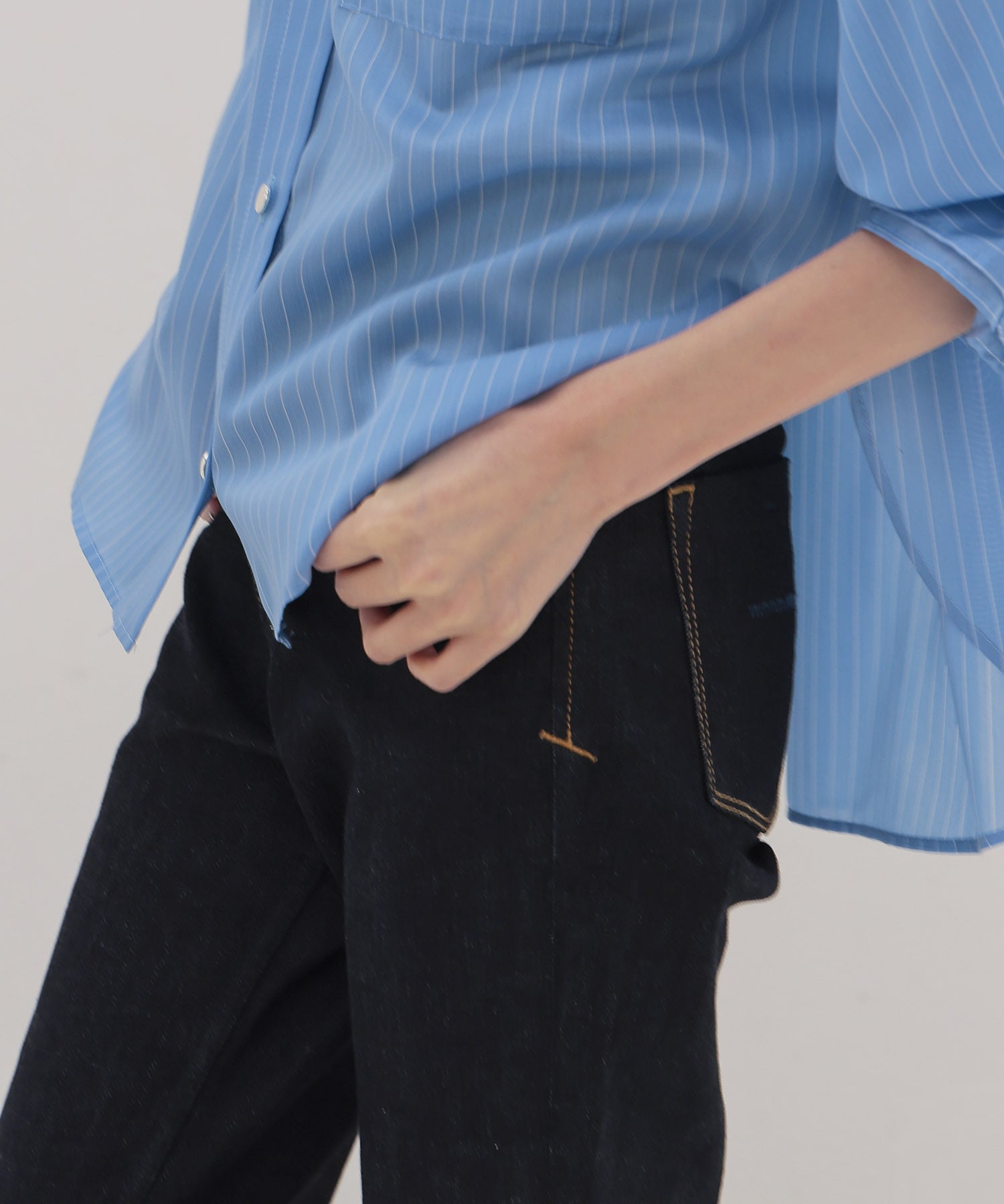 ＜YANUK＞Bootcut One wash Indigo