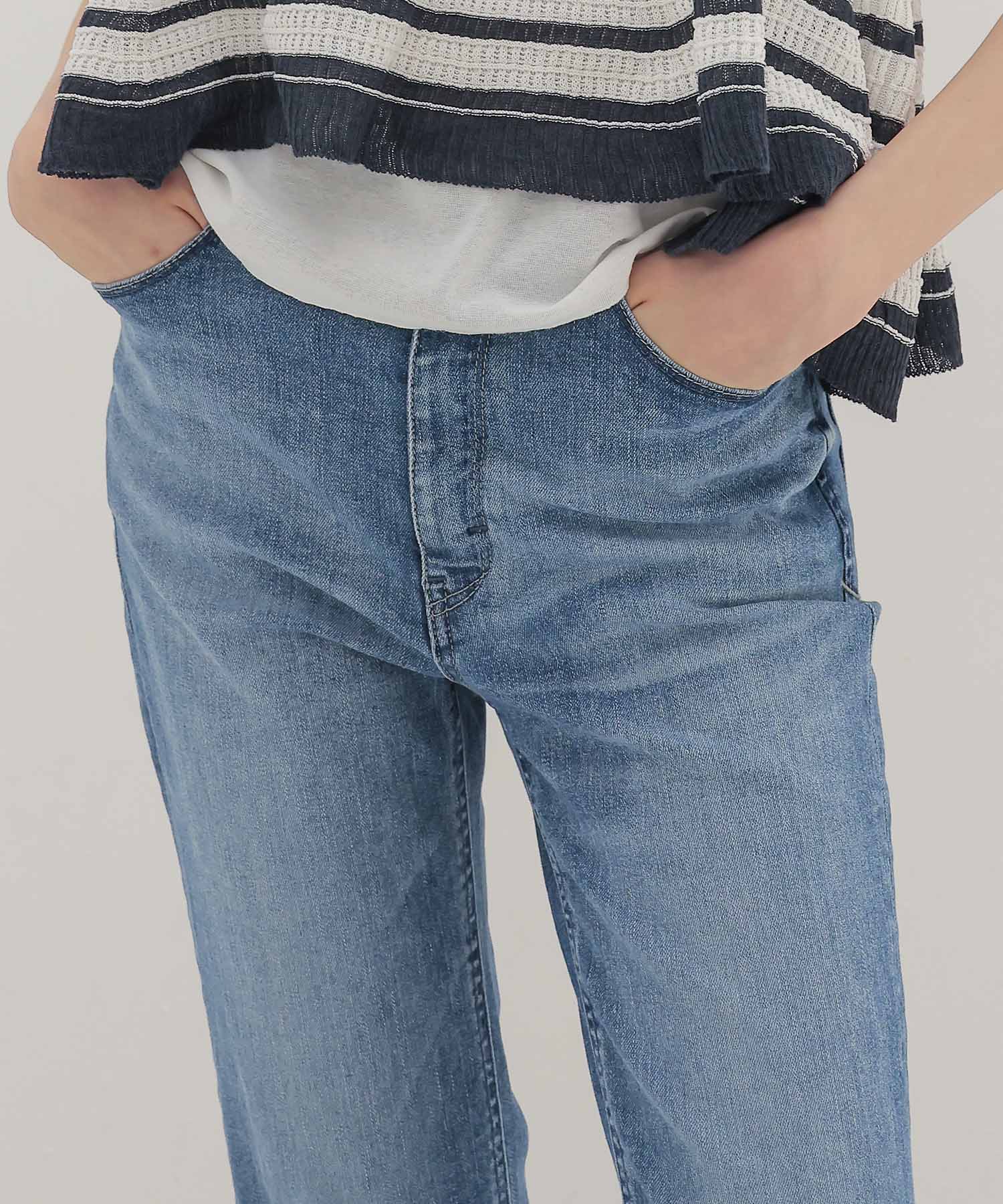 ＜YANUK＞Bootcut Foggy Light Blue