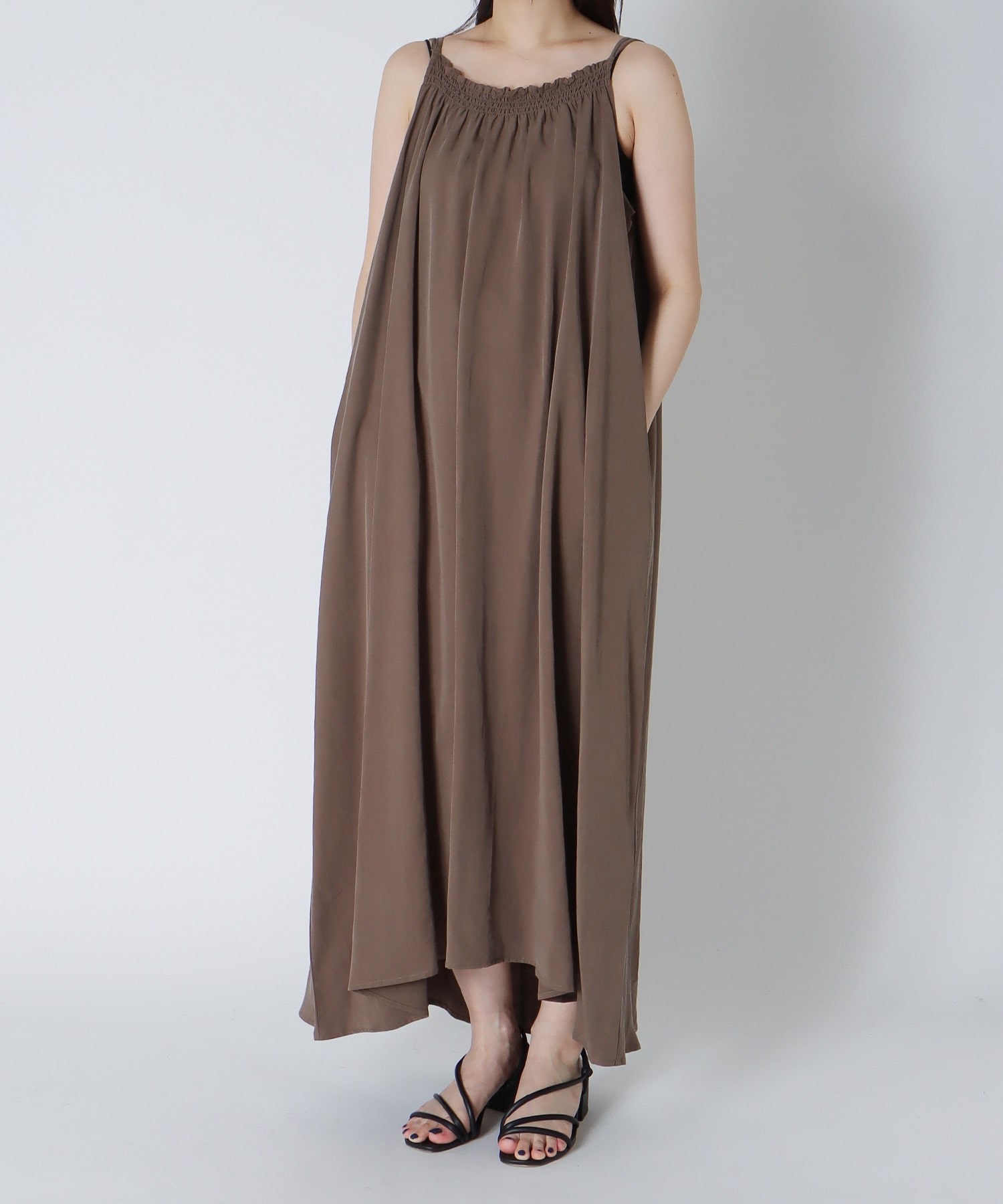＜Sugar Rose＞tencel cami dress