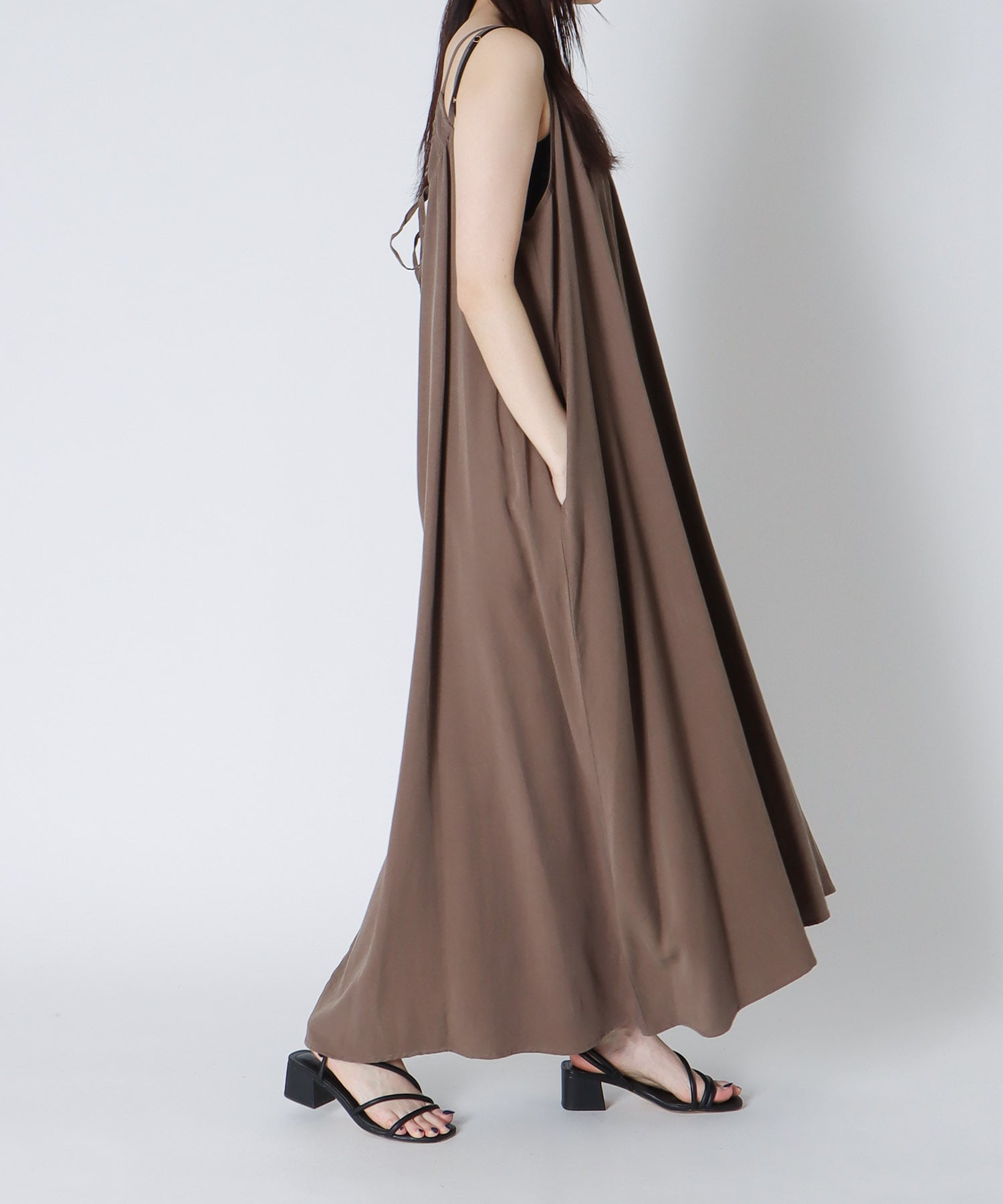 ＜Sugar Rose＞tencel cami dress