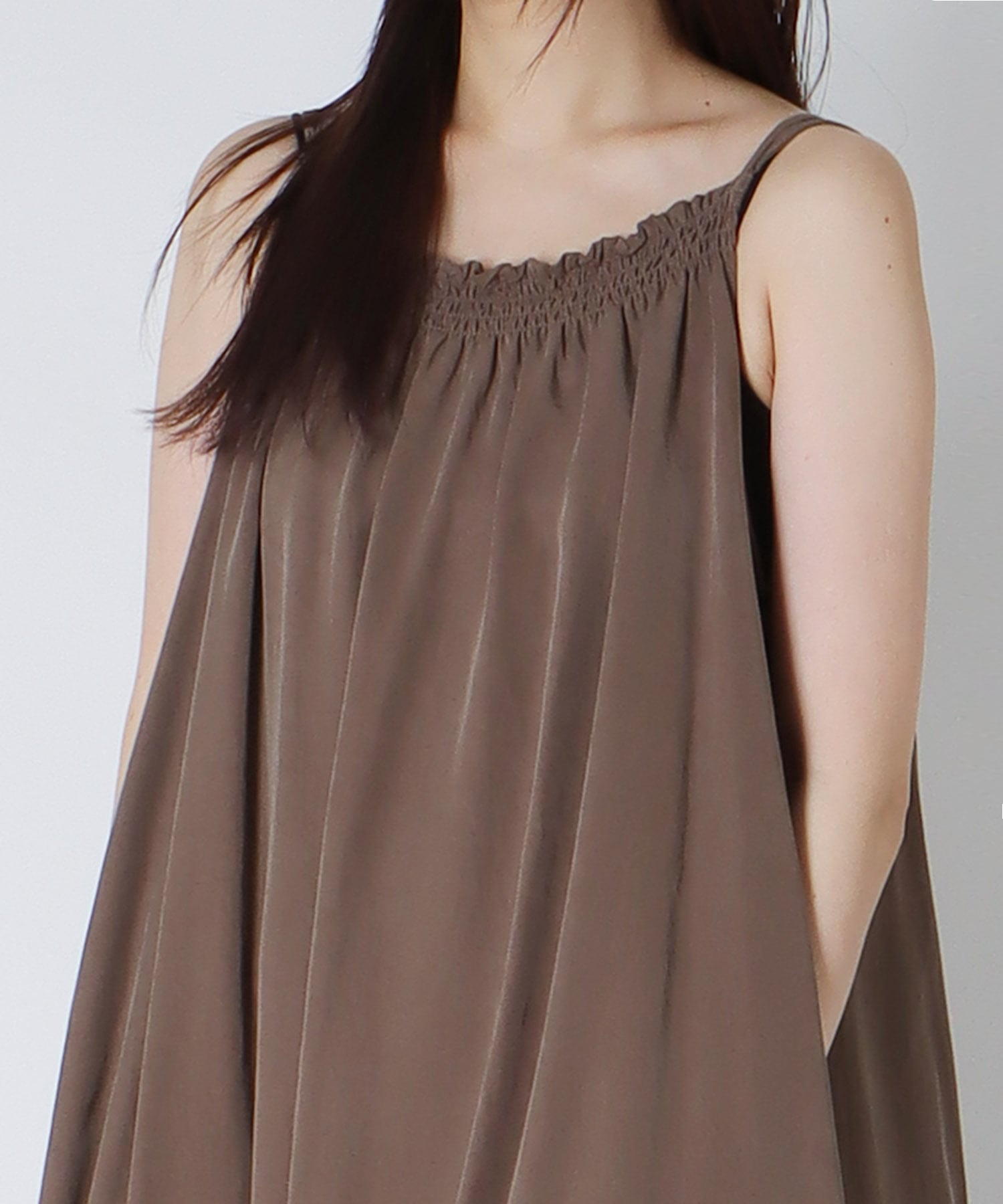 ＜Sugar Rose＞tencel cami dress