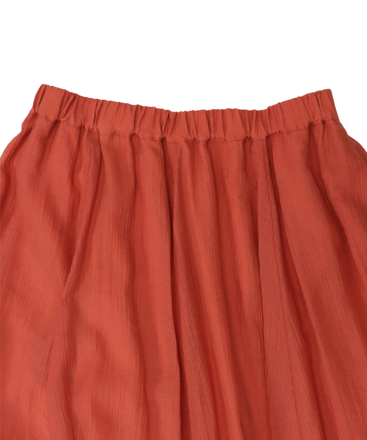 ＜Sugar Rose＞striped crepe flare skirt