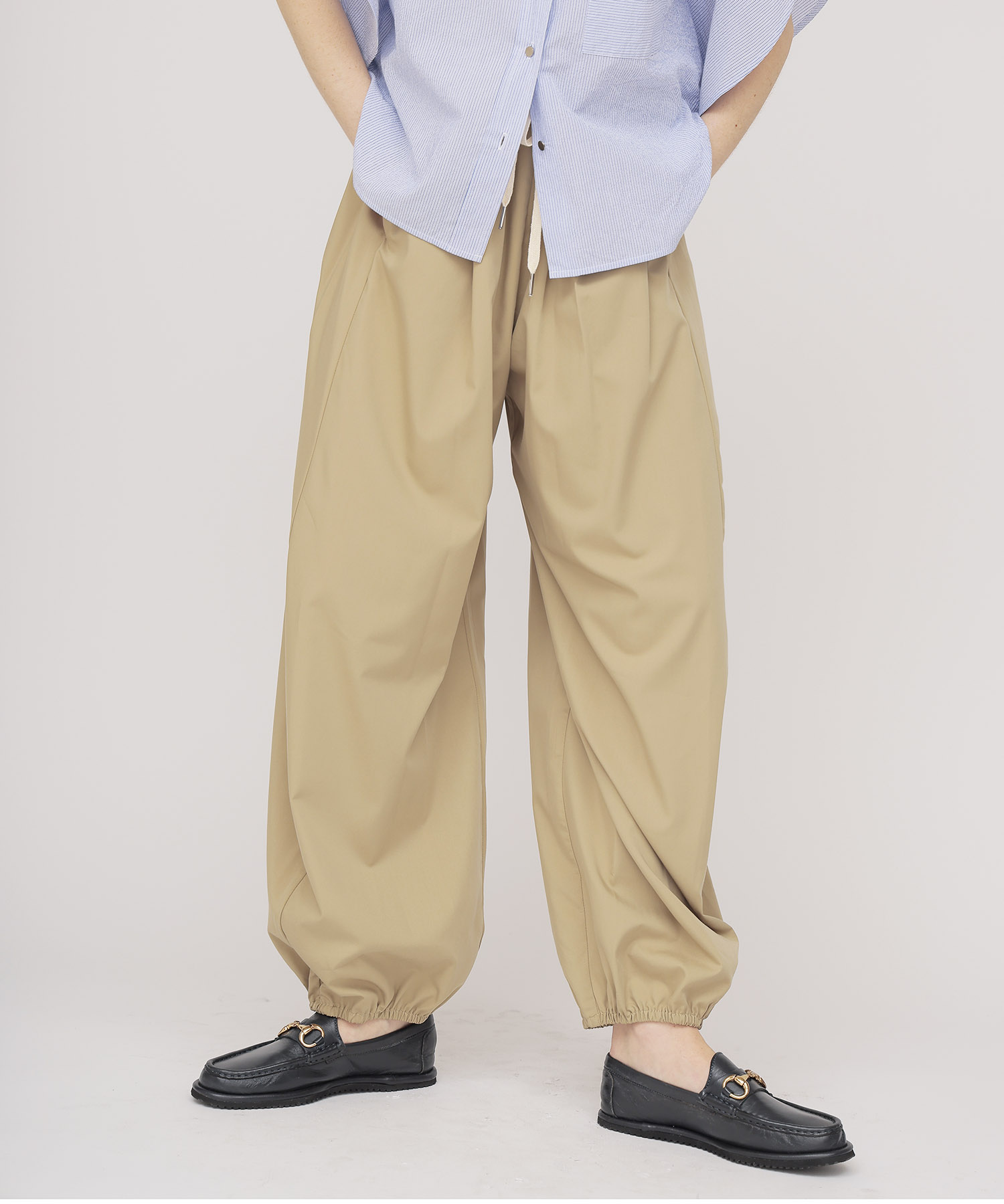 ＜Sugar Rose＞gather parachute pants