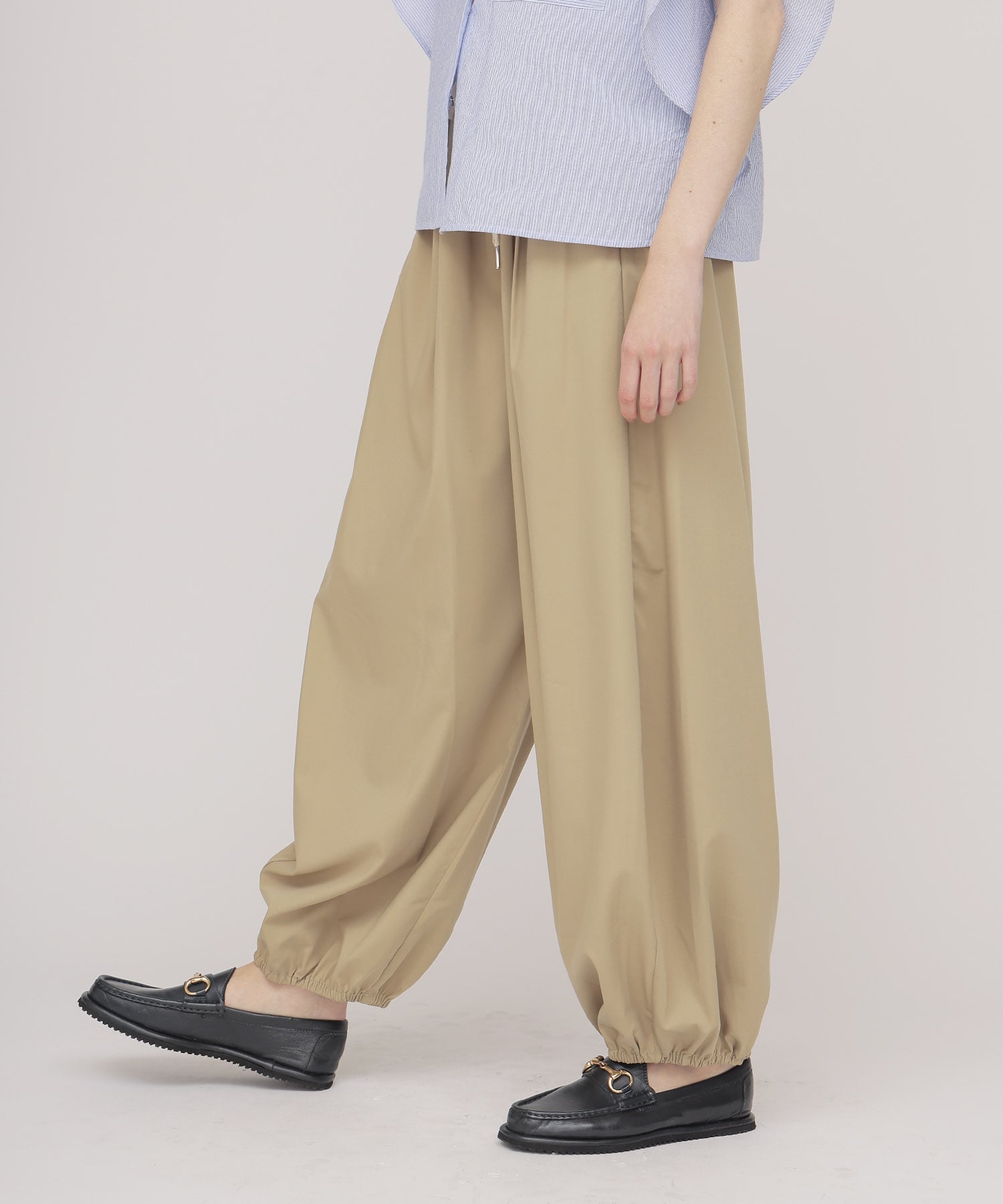 ＜Sugar Rose＞gather parachute pants