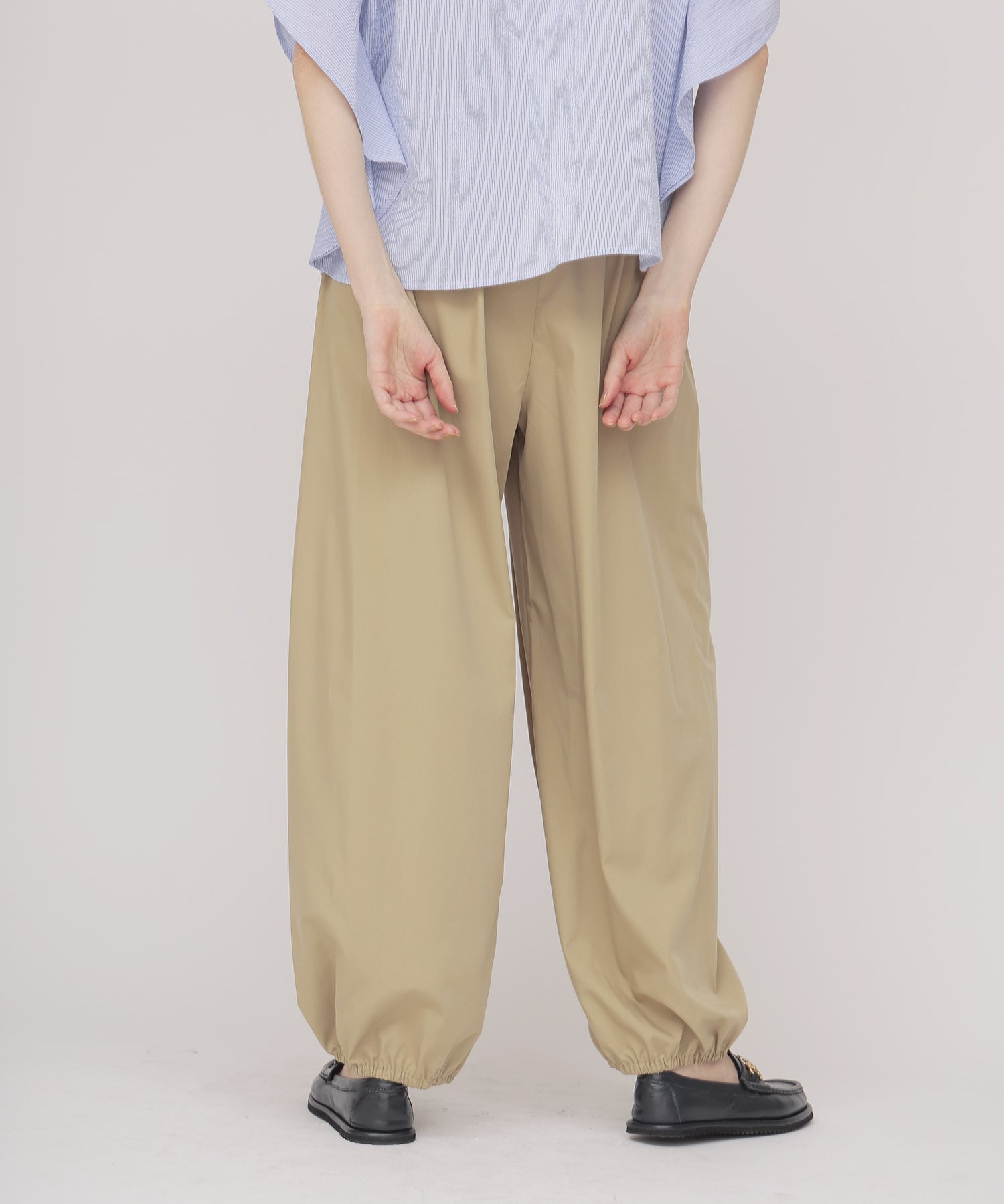 ＜Sugar Rose＞gather parachute pants