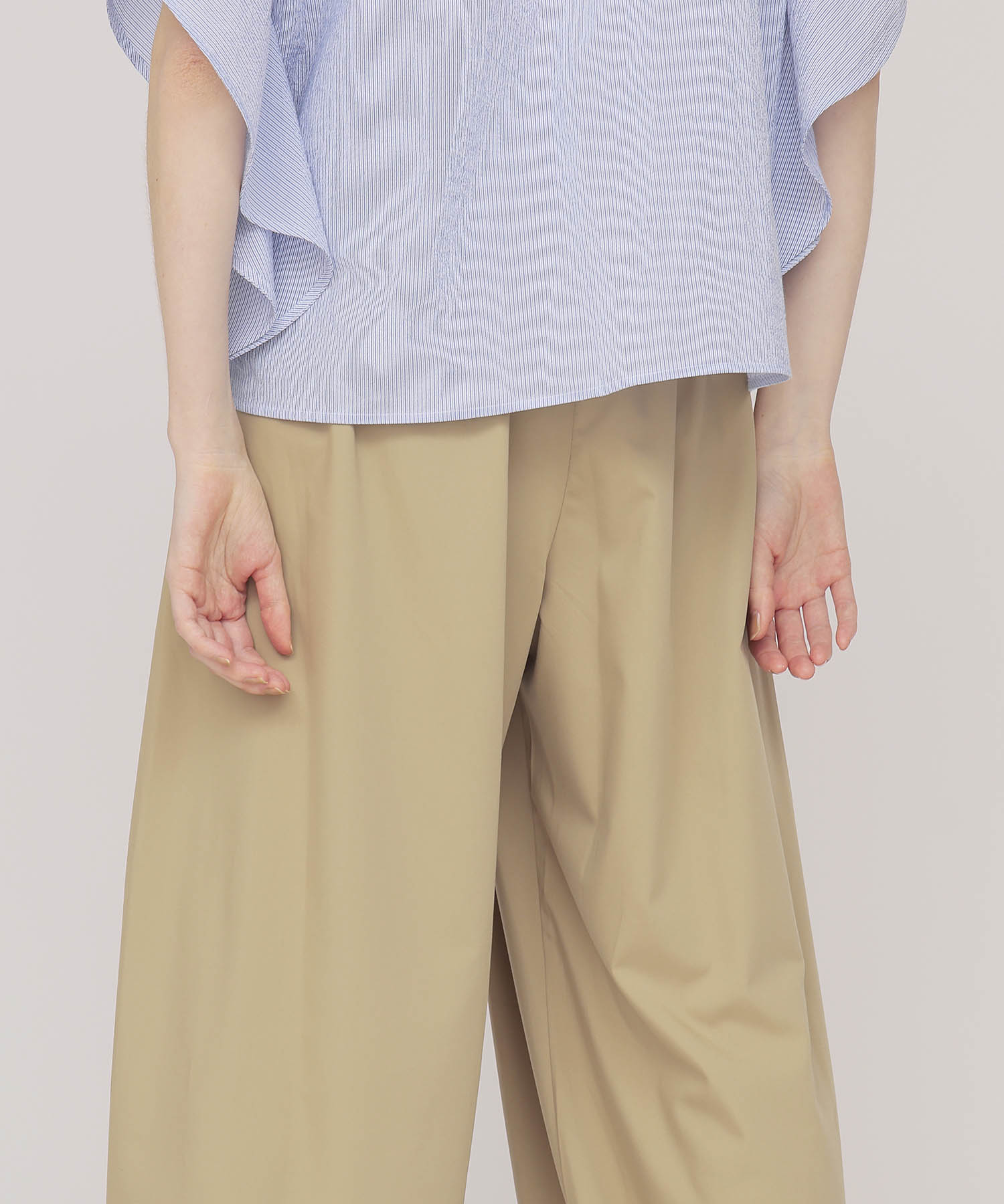 ＜Sugar Rose＞gather parachute pants