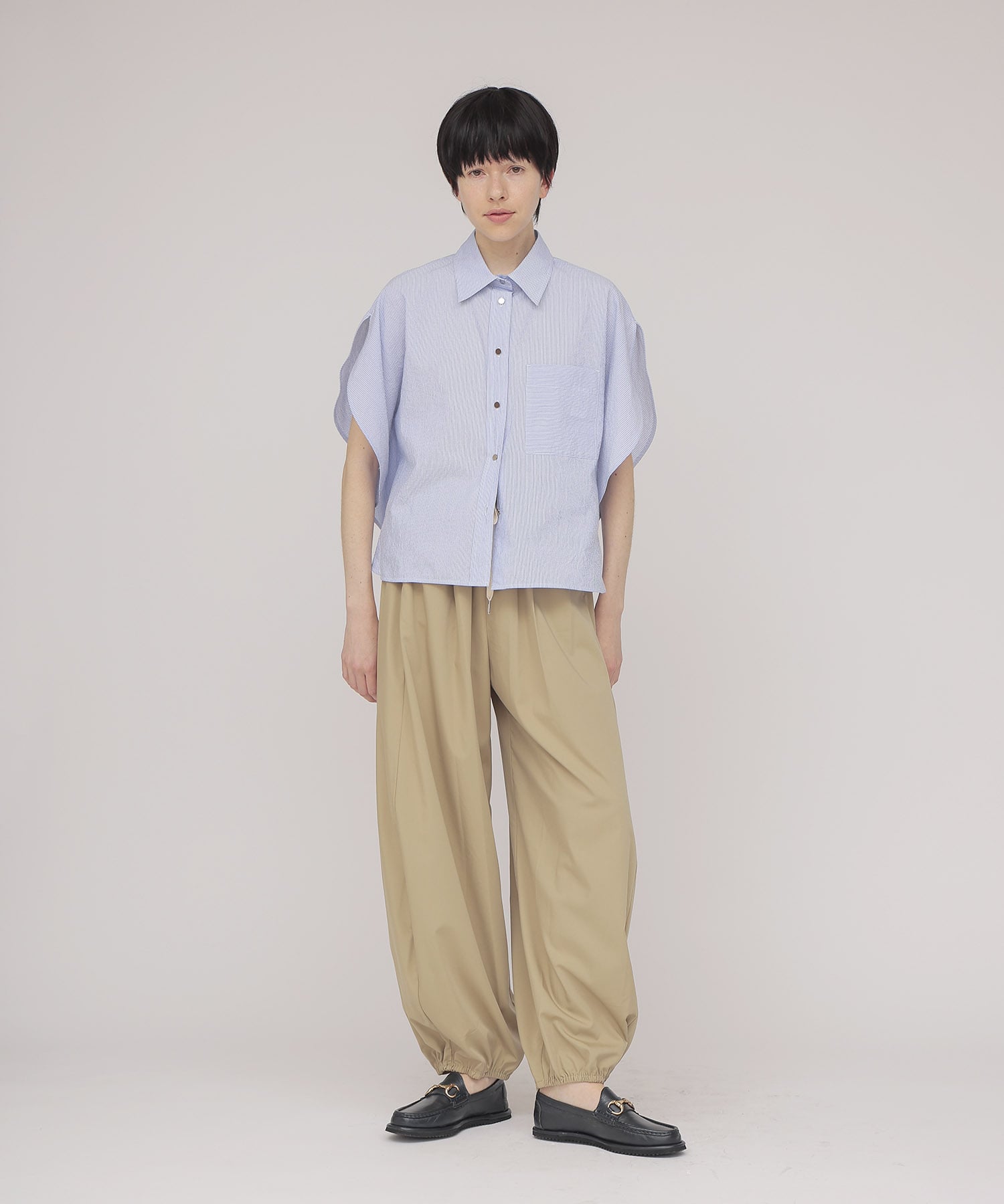＜Sugar Rose＞gather parachute pants