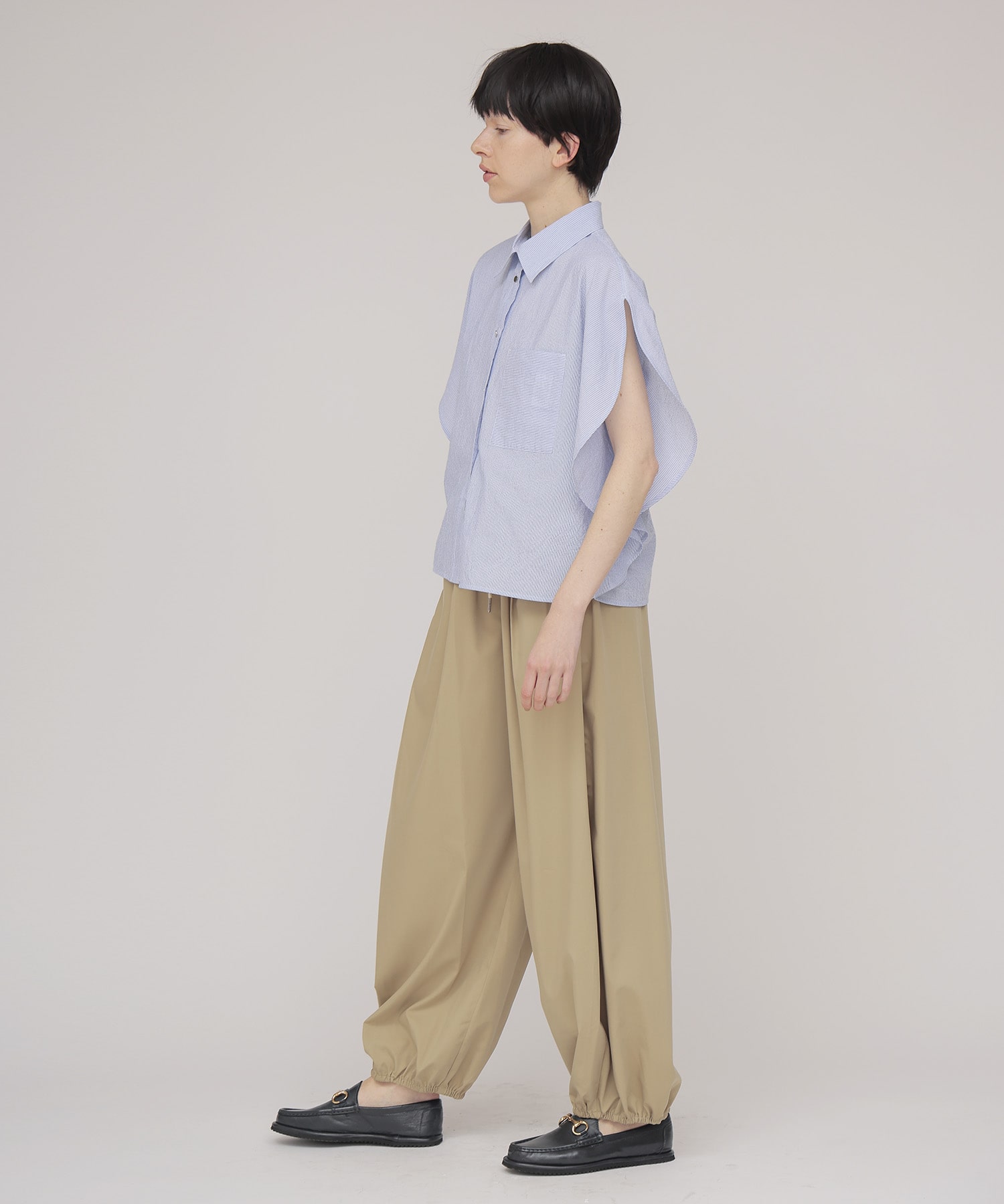 ＜Sugar Rose＞gather parachute pants