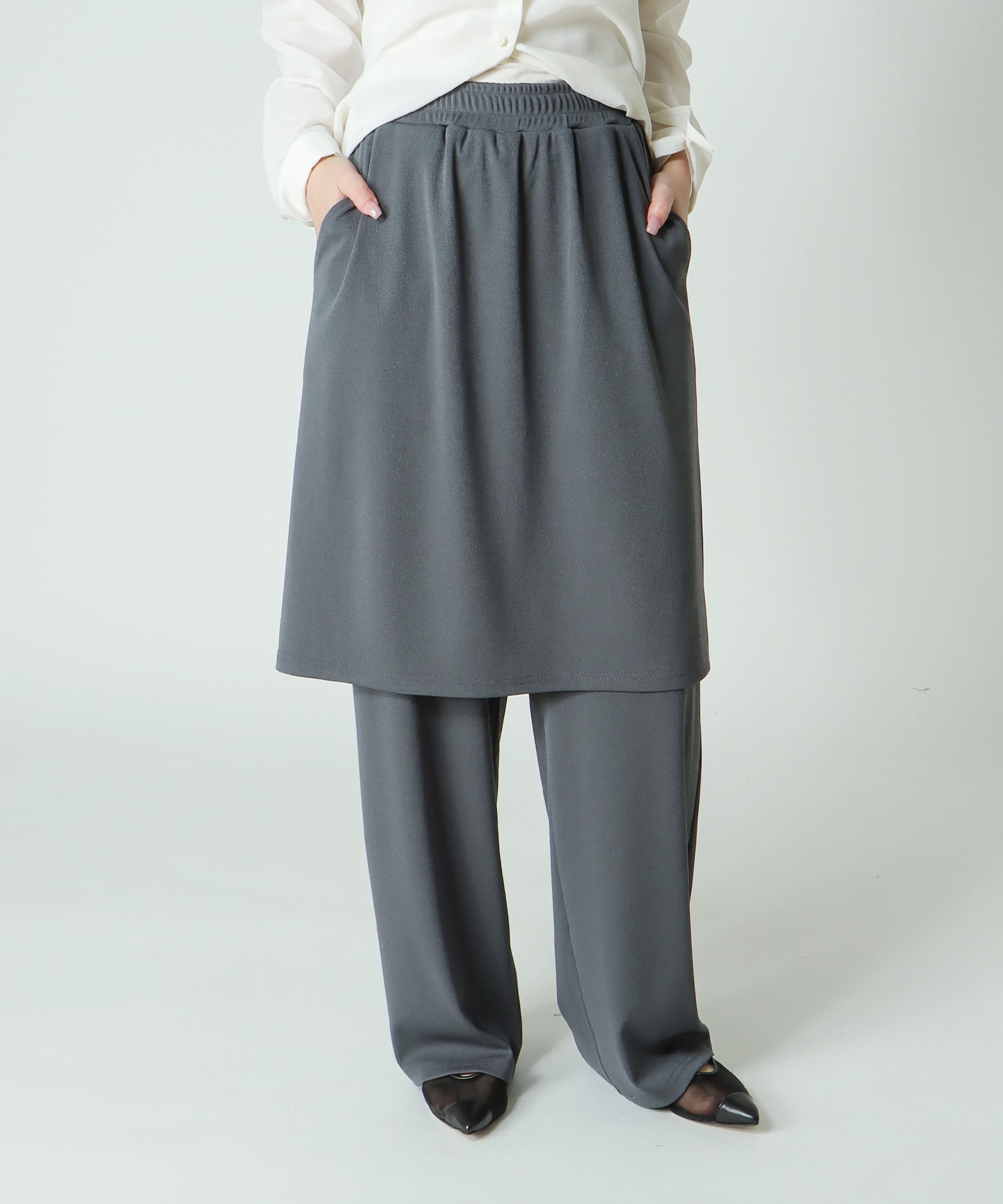 ＜Sugar Rose＞skirt pants