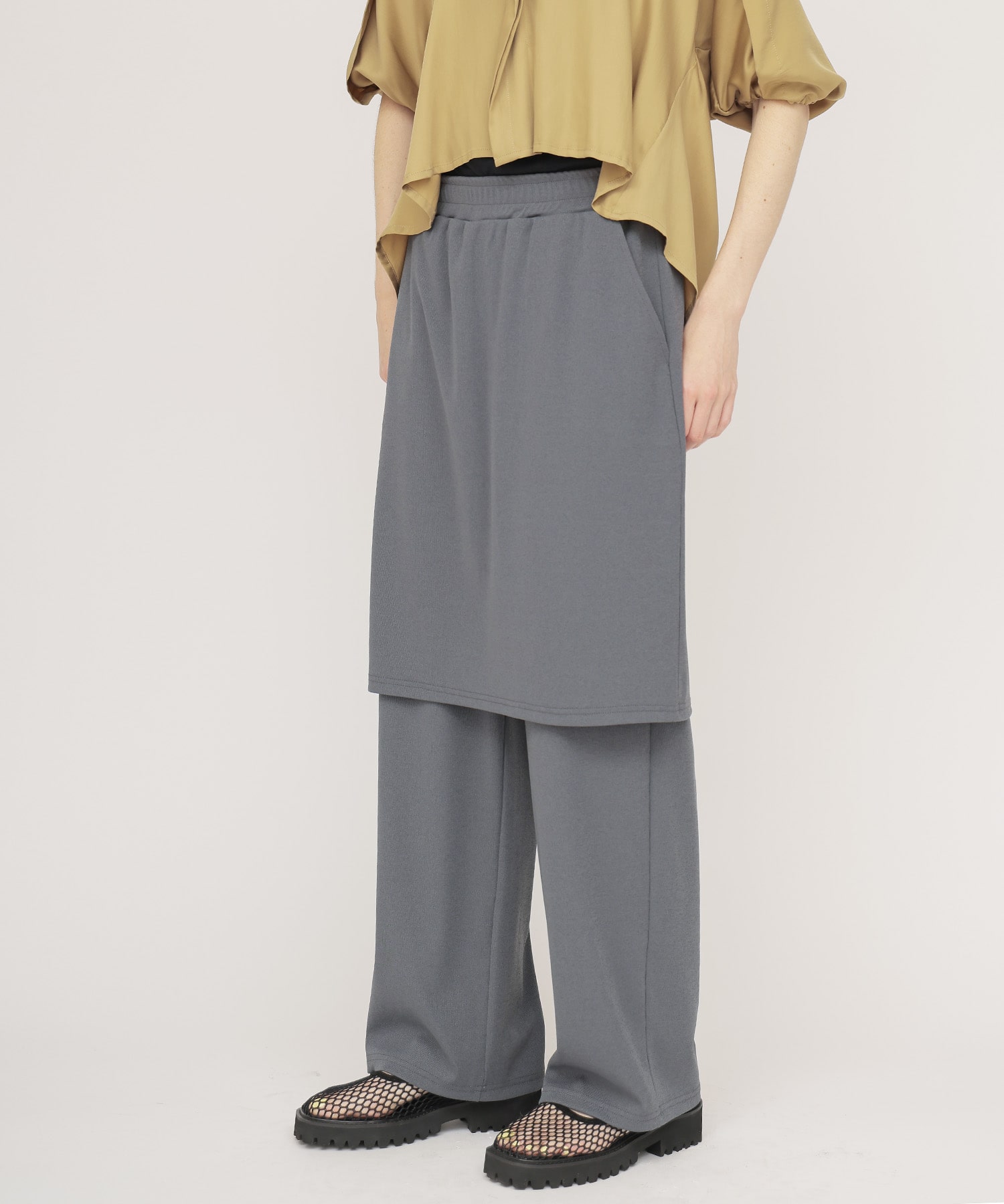 ＜Sugar Rose＞skirt pants