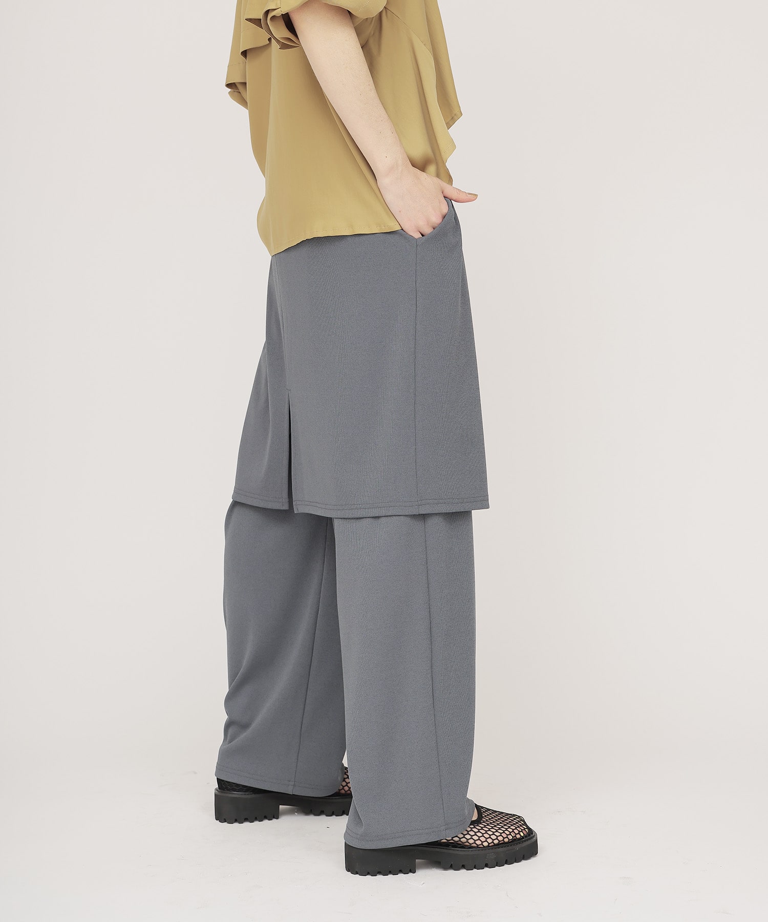 ＜Sugar Rose＞skirt pants