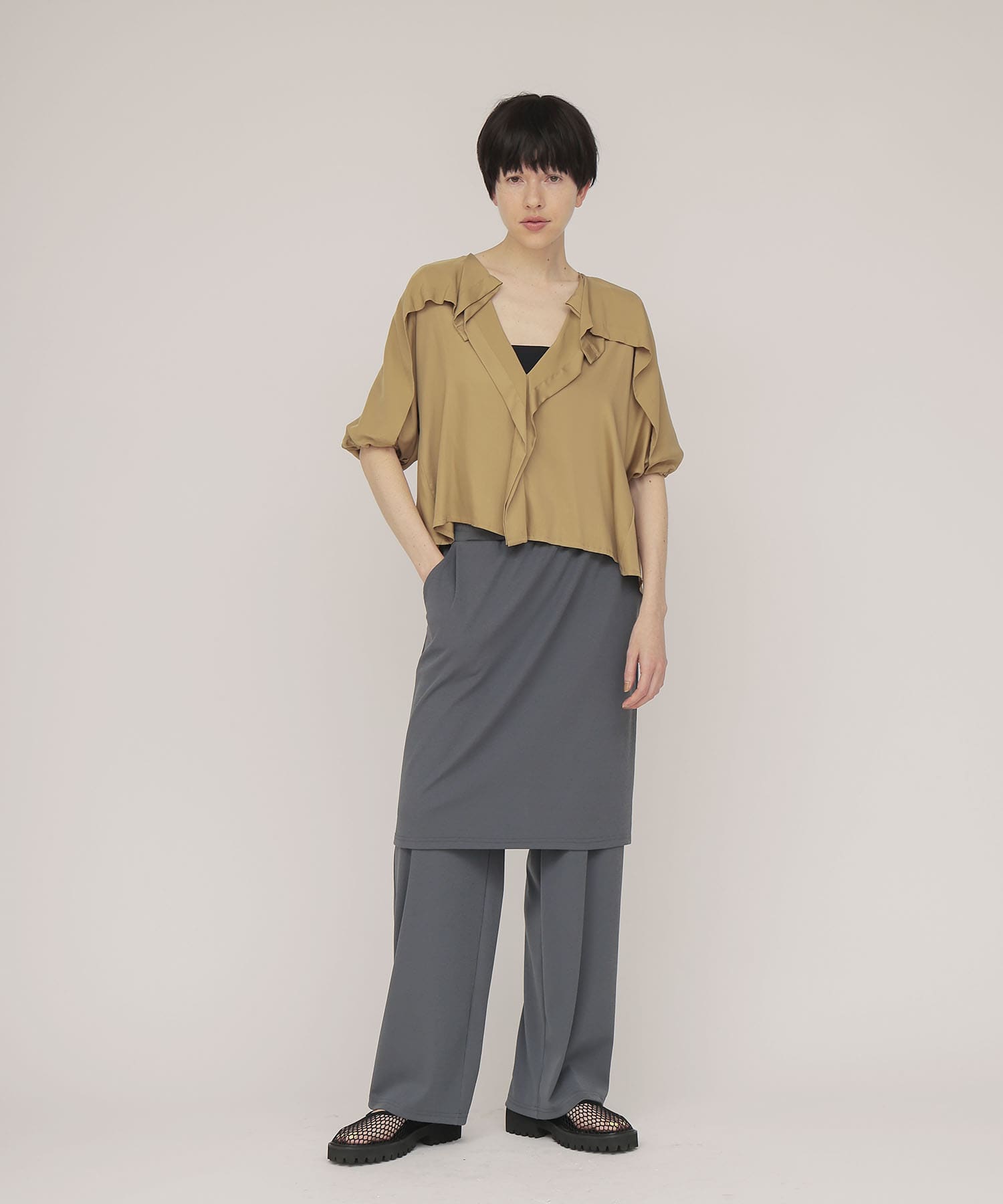 ＜Sugar Rose＞skirt pants