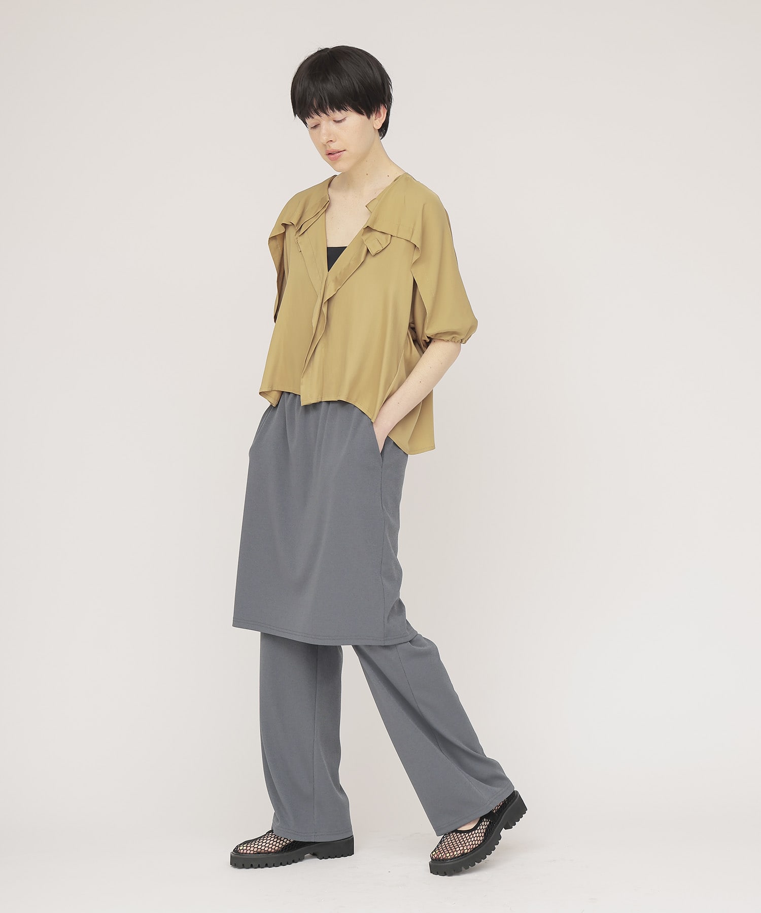 ＜Sugar Rose＞skirt pants