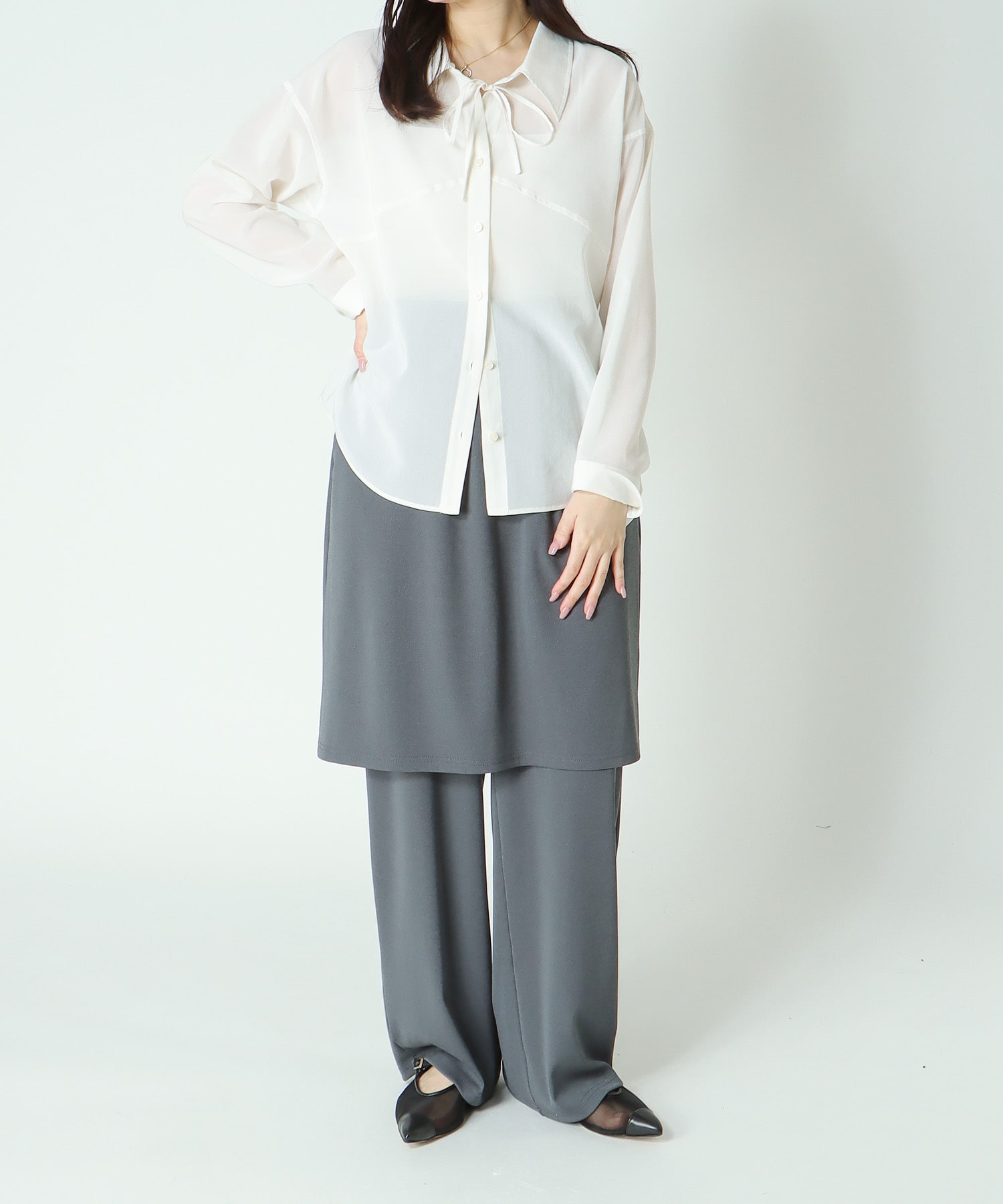 ＜Sugar Rose＞skirt pants