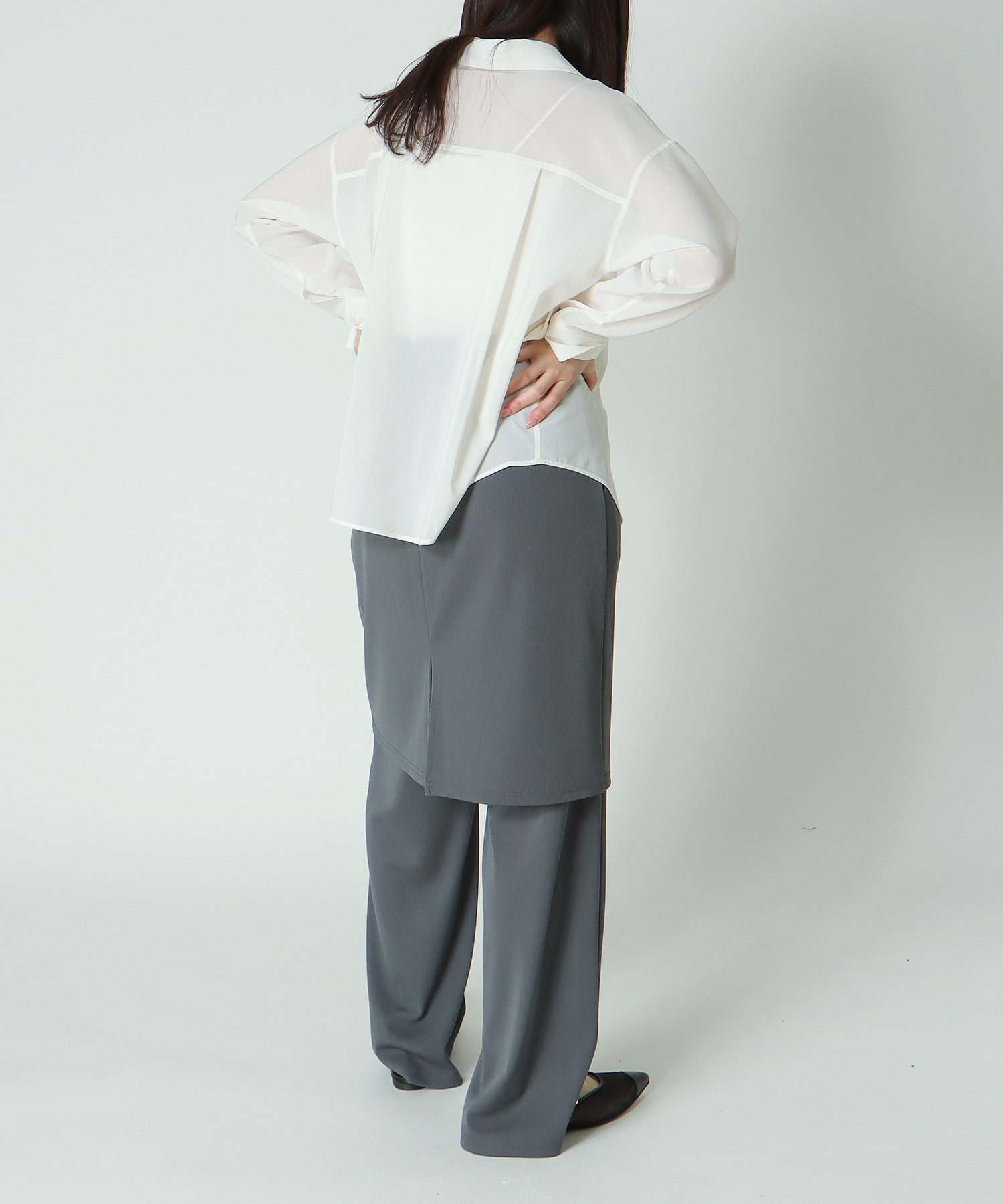 ＜Sugar Rose＞skirt pants