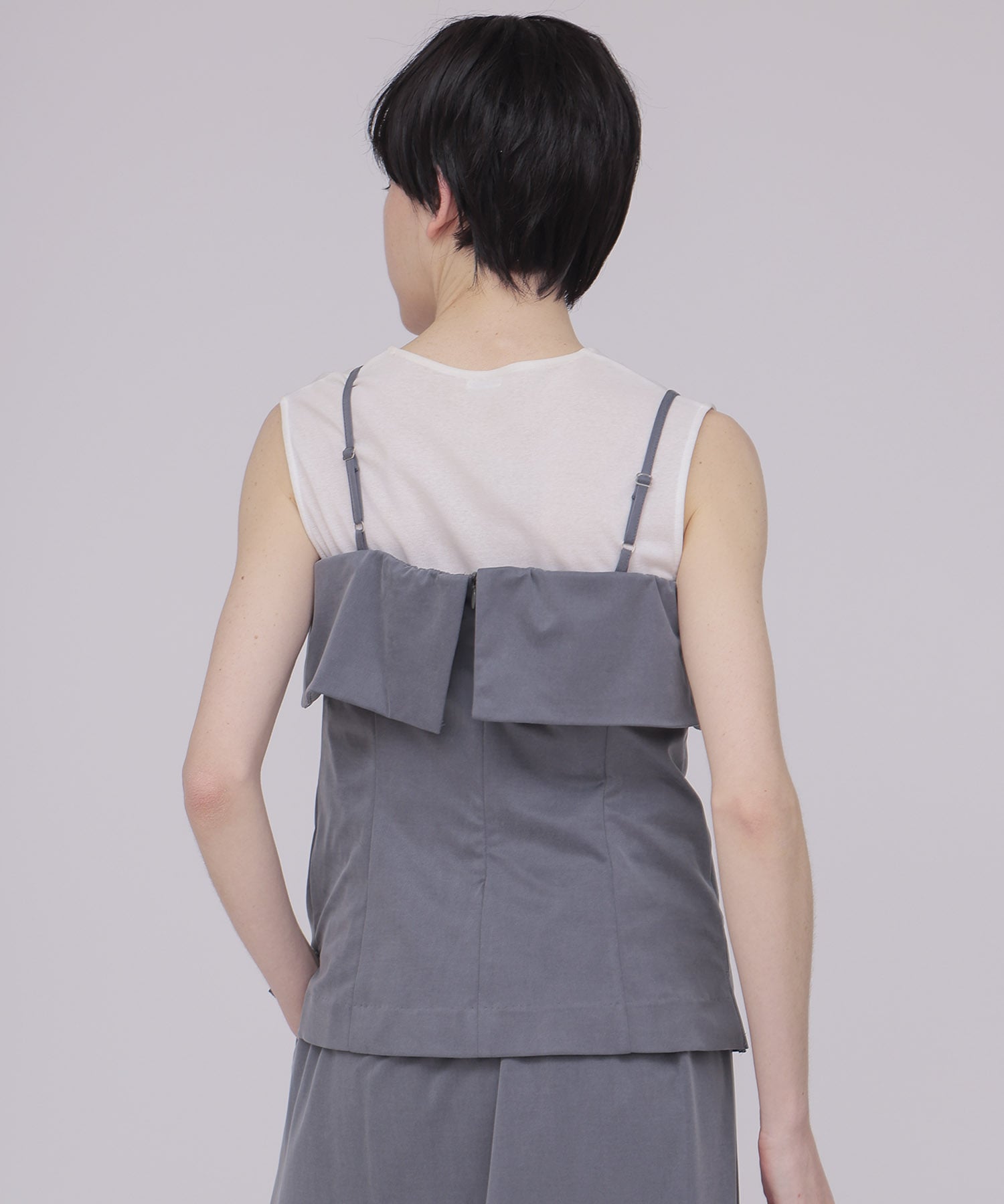 ＜B7＞cupra fibril jersey cami
