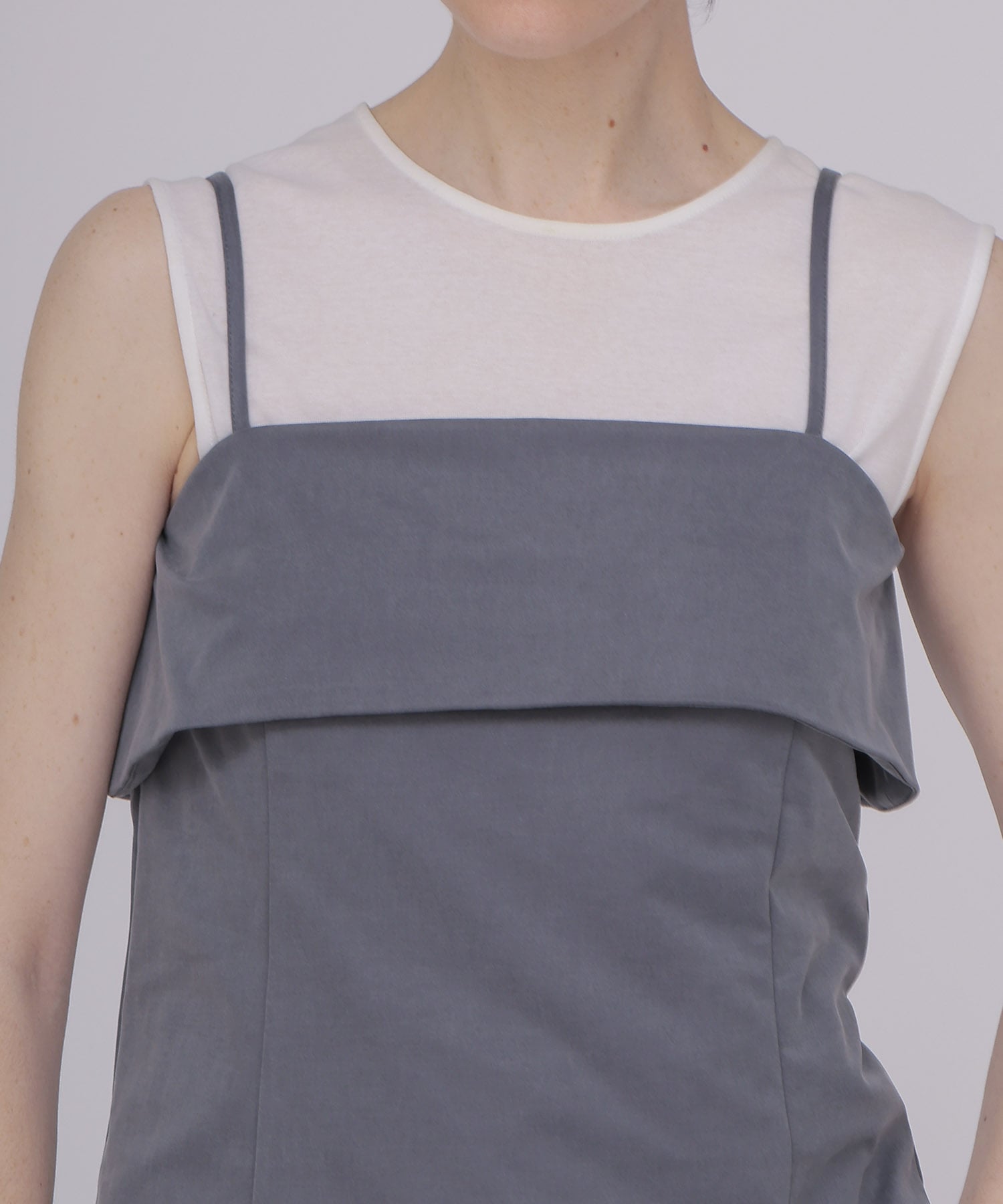 ＜B7＞cupra fibril jersey cami