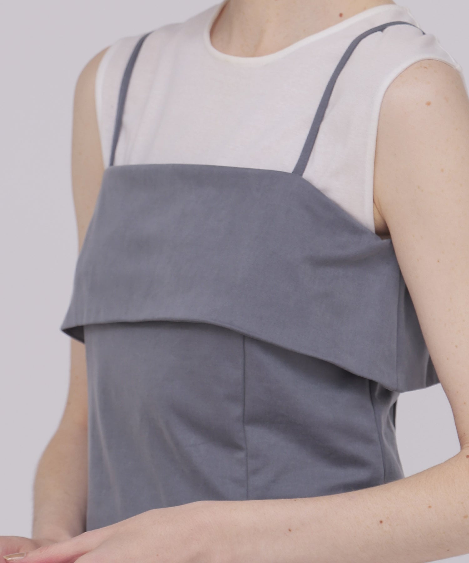 ＜B7＞cupra fibril jersey cami