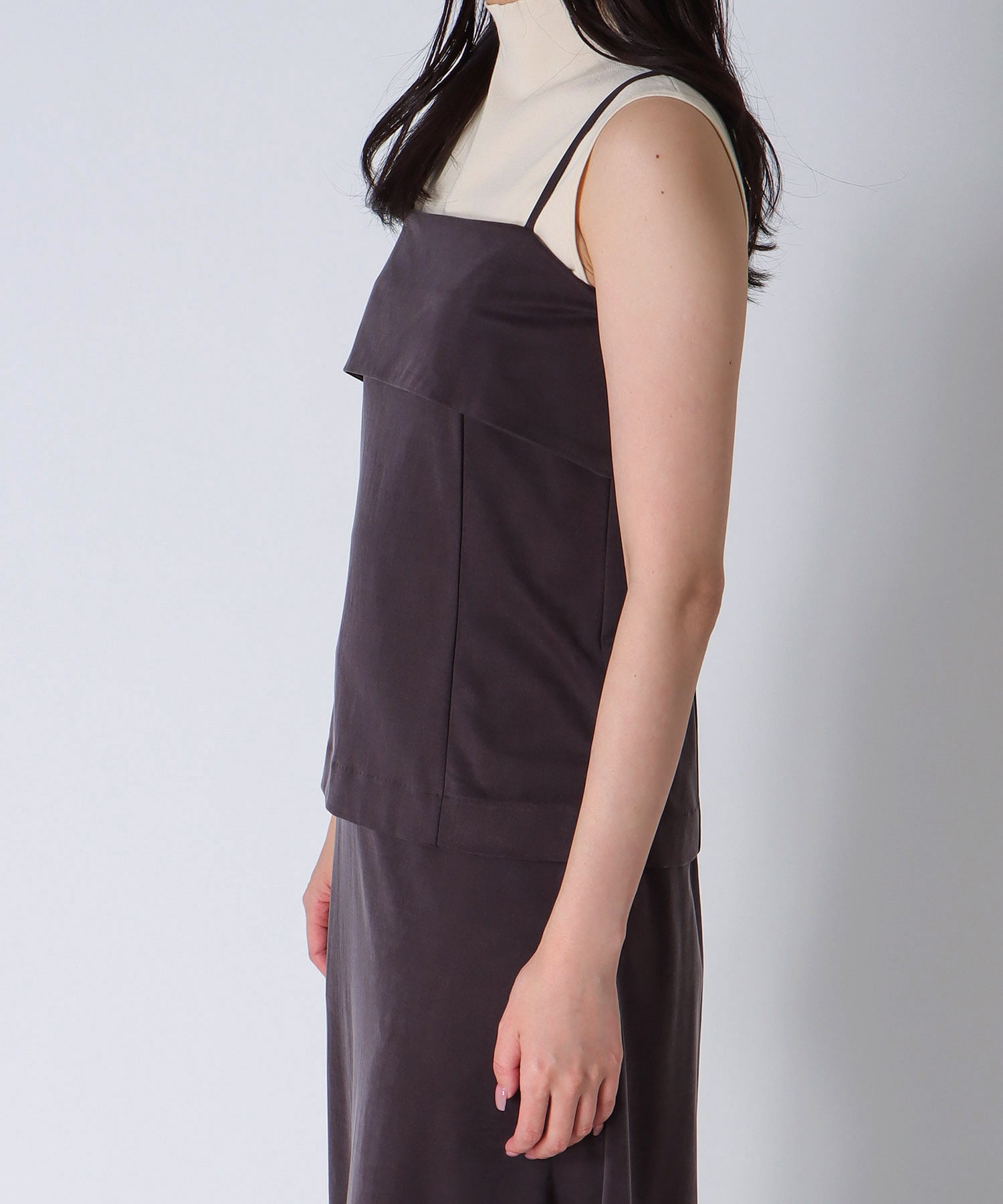 ＜B7＞cupra fibril jersey cami