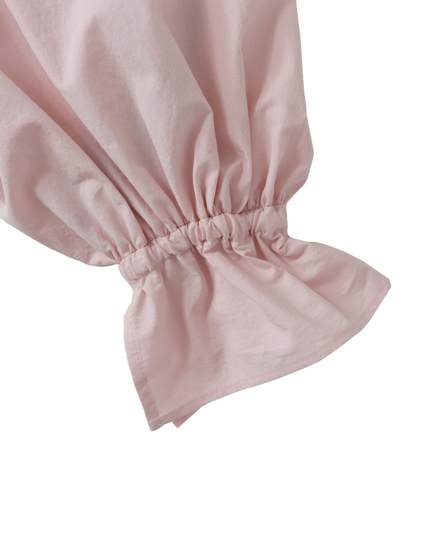 ＜B7＞organic cotton peplum blouse