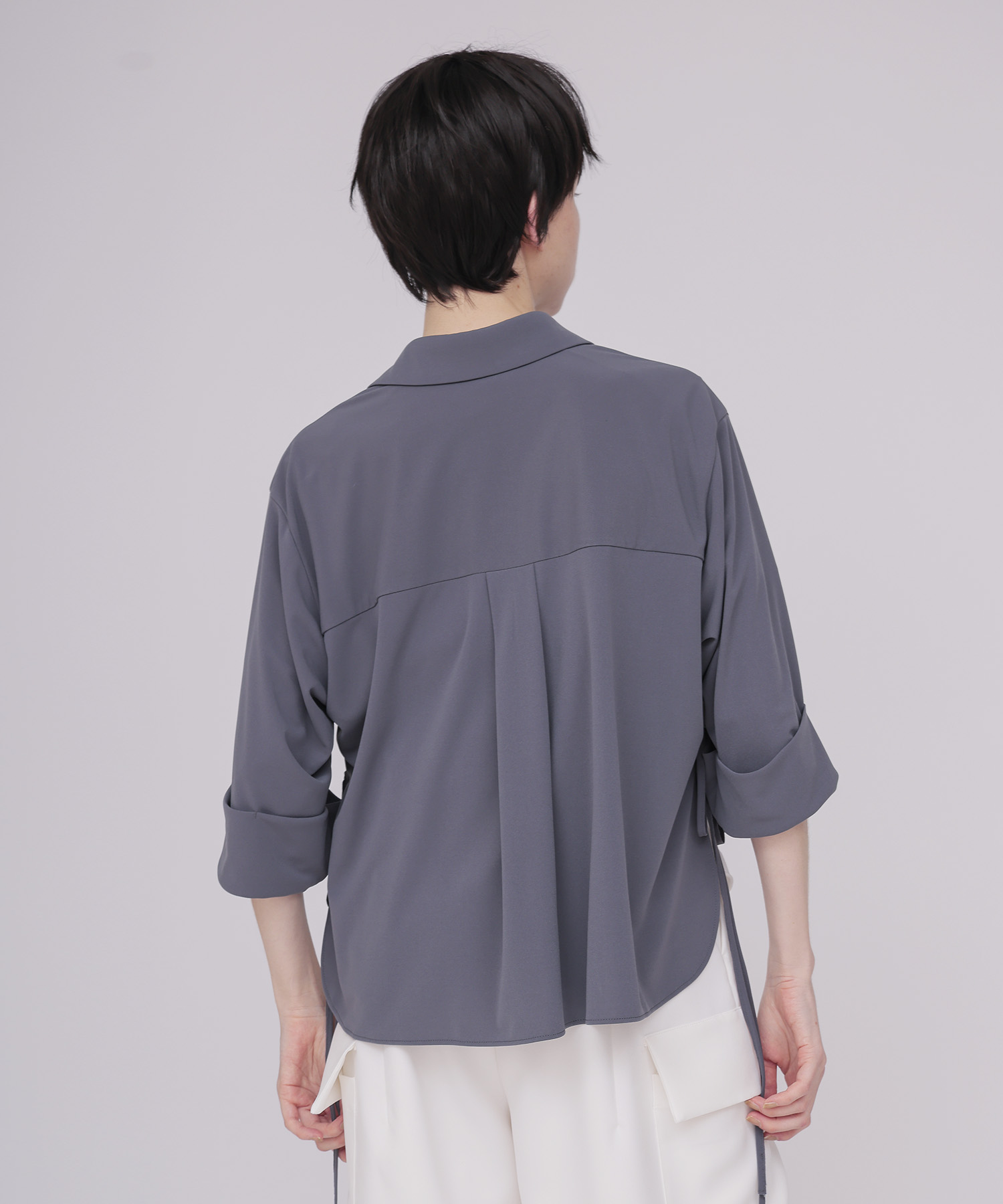 〔お家で試着〕＜B7＞jersey blouse