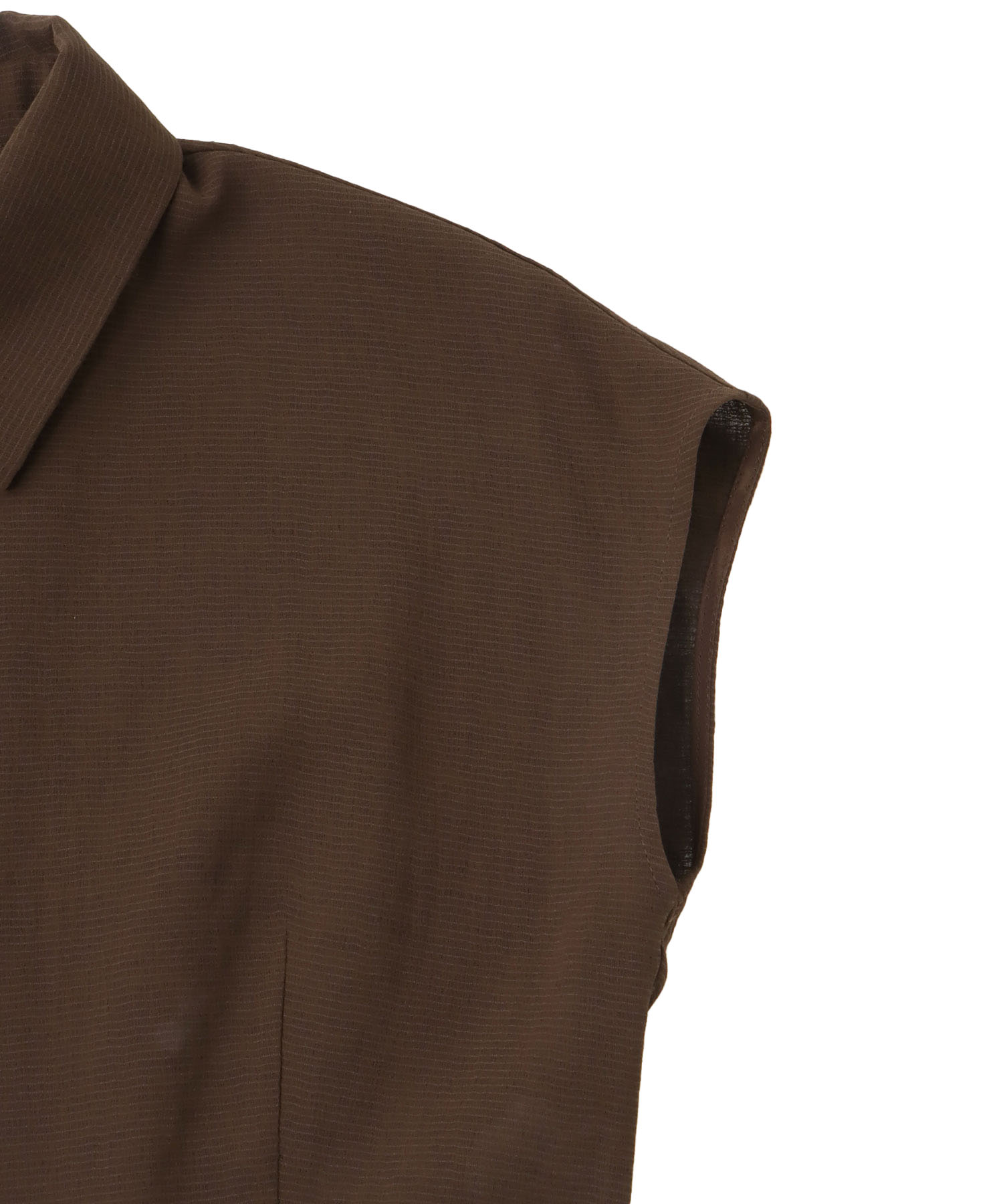 ＜B7＞double gauze soft peplum blouse