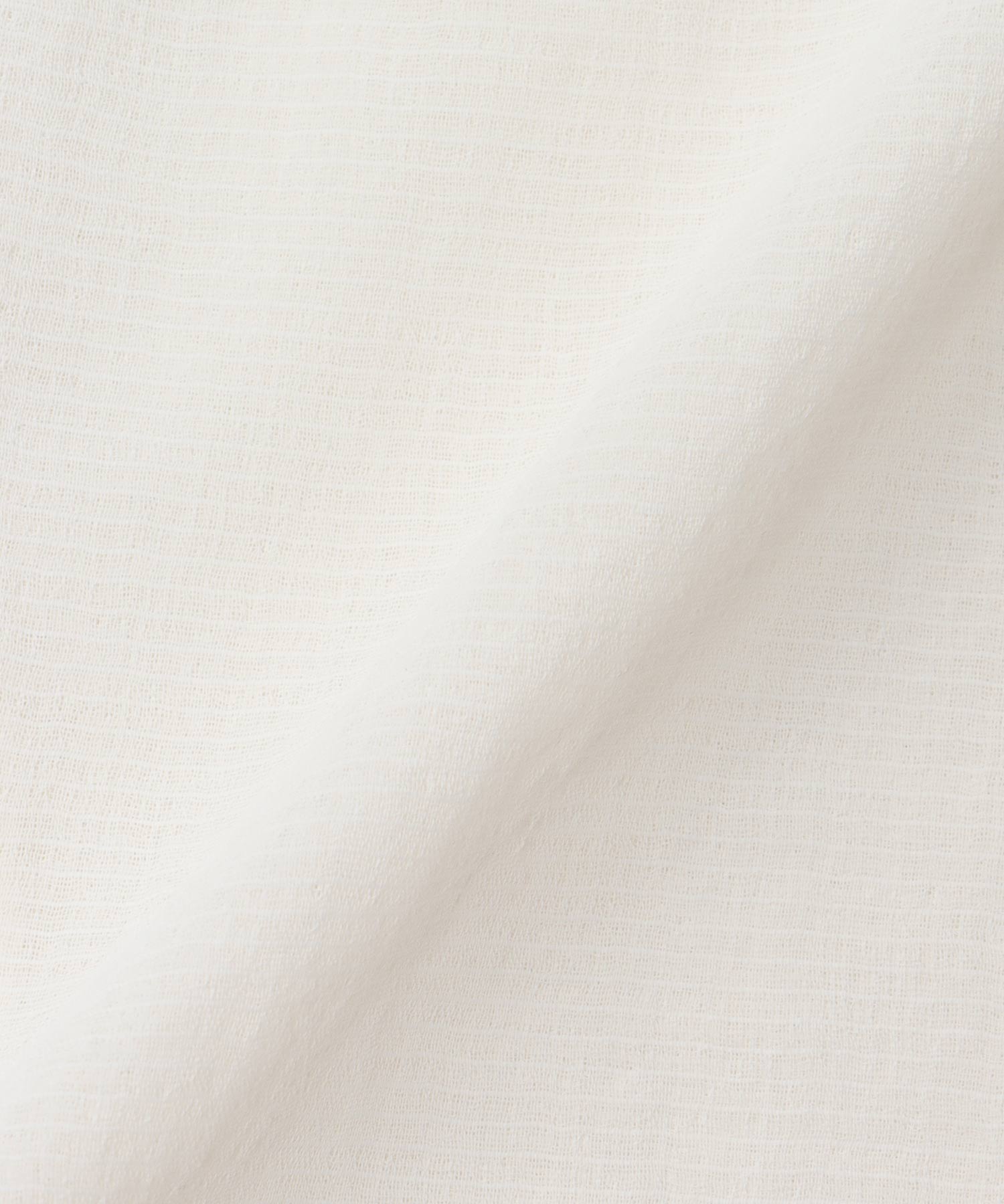 ＜B7＞double gauze soft peplum blouse