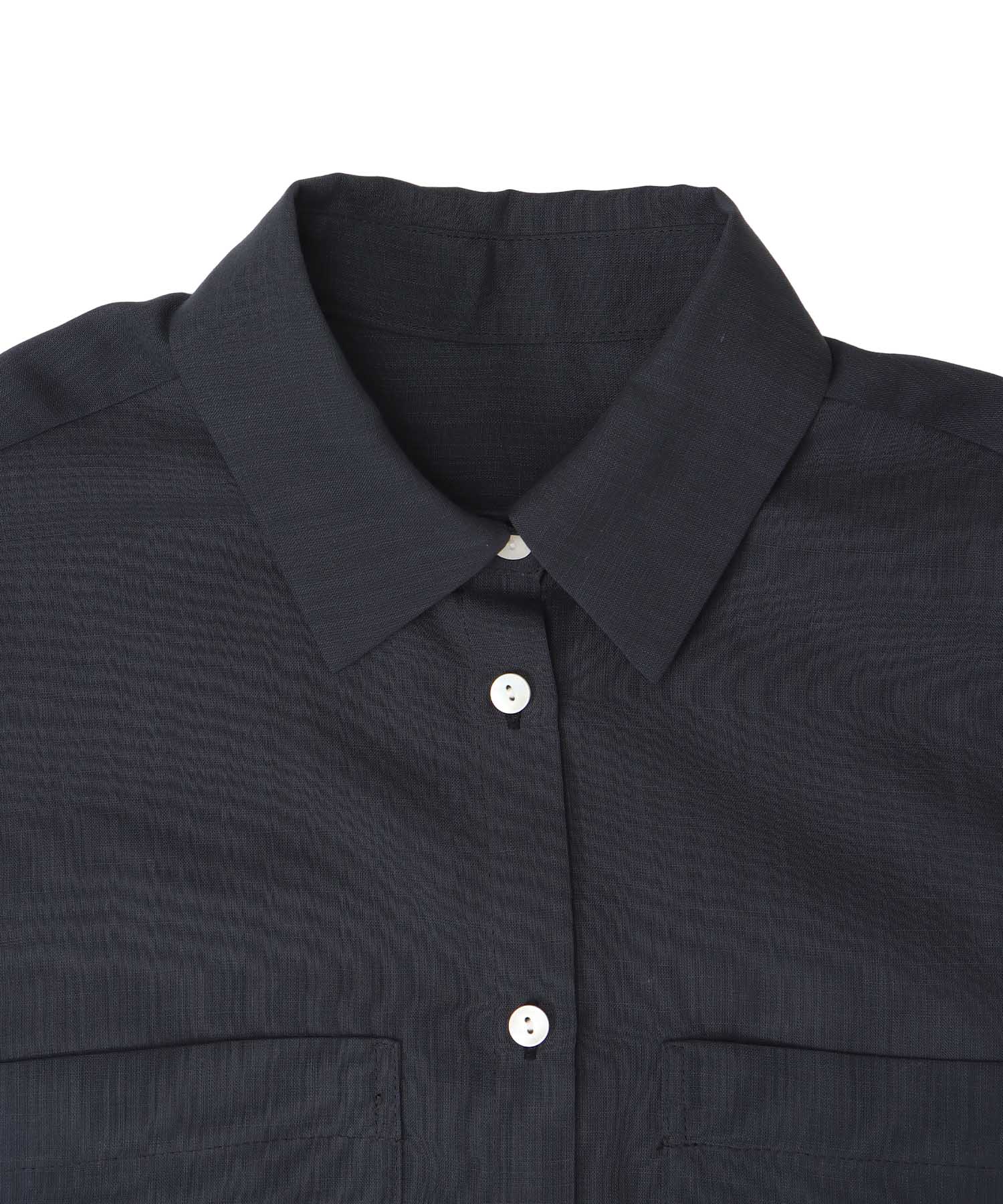 ＜B7＞tech lawn blouse