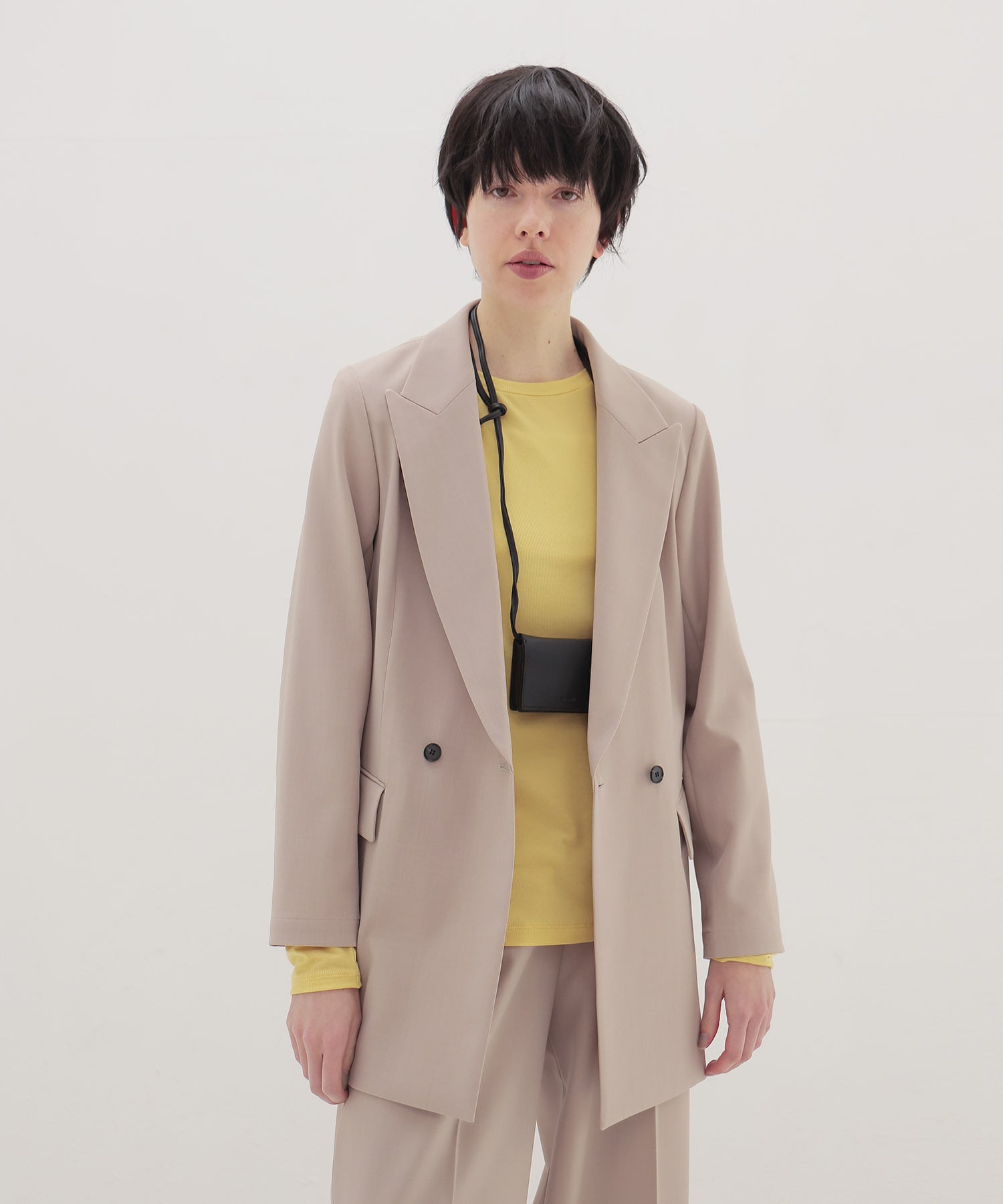 ＜B7＞dry gaba double jacket