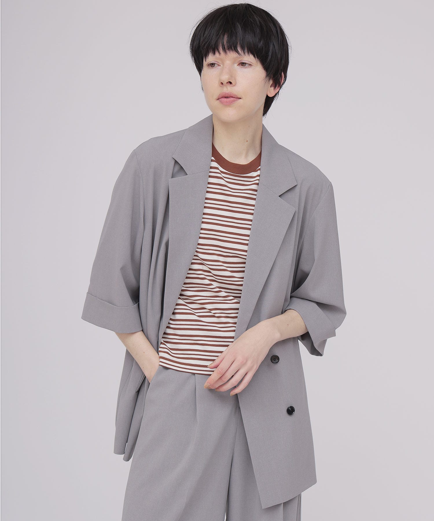 ＜B7＞chambray stylish  jacket