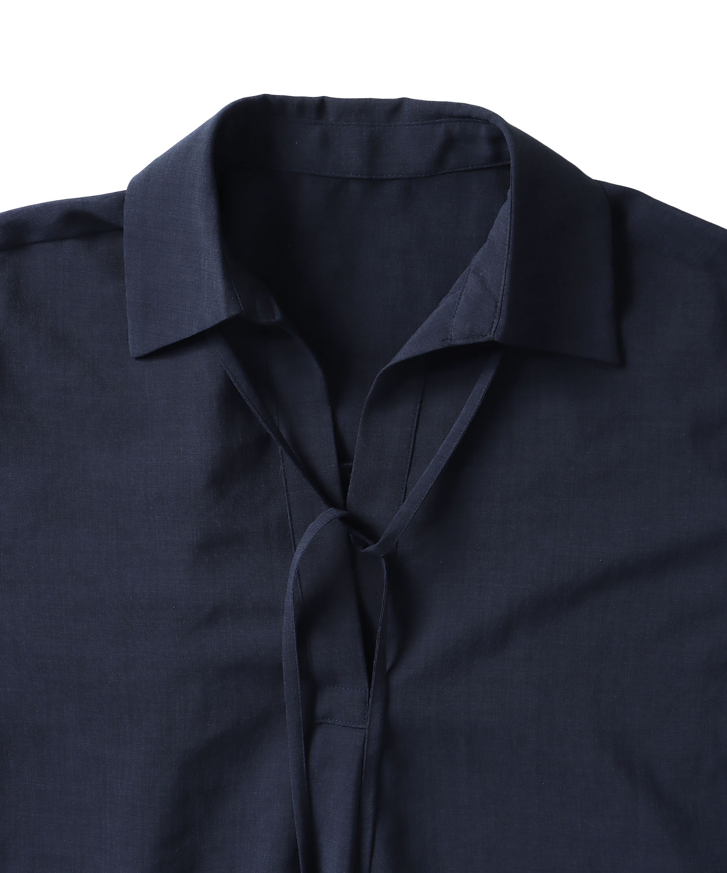 ＜B7＞linen like relax dress