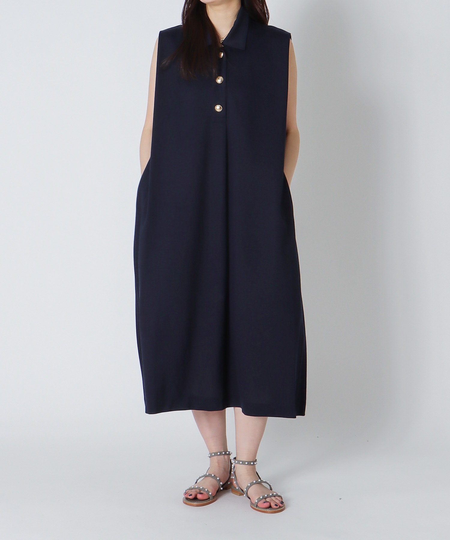 ＜B7＞smooth drytouch sporty dress