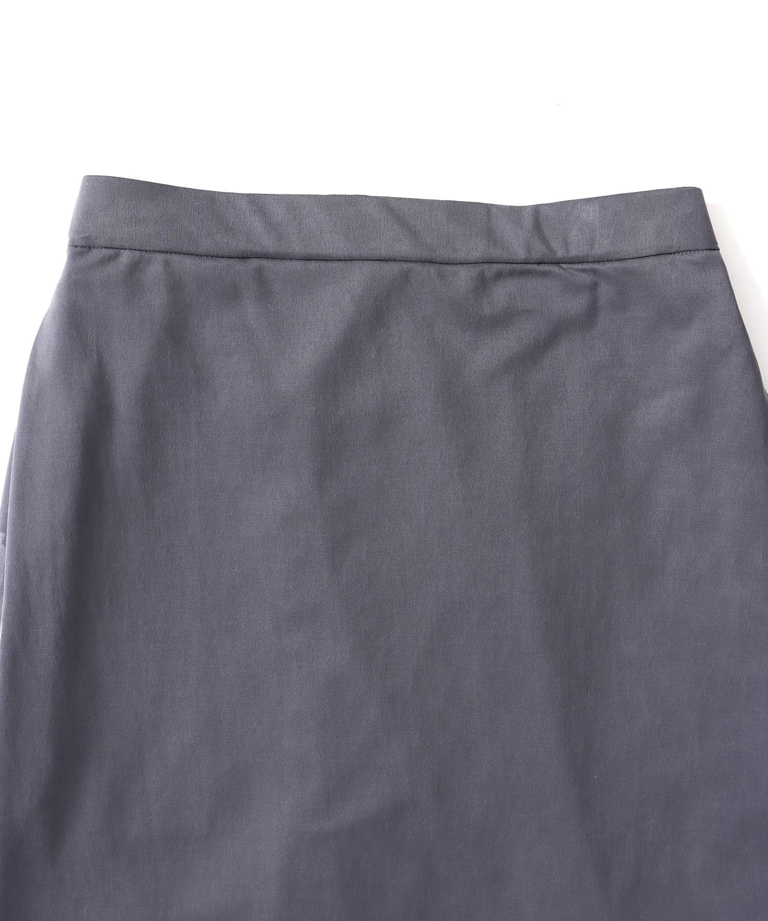 ＜B7＞cupra fibril jersey slit skirt