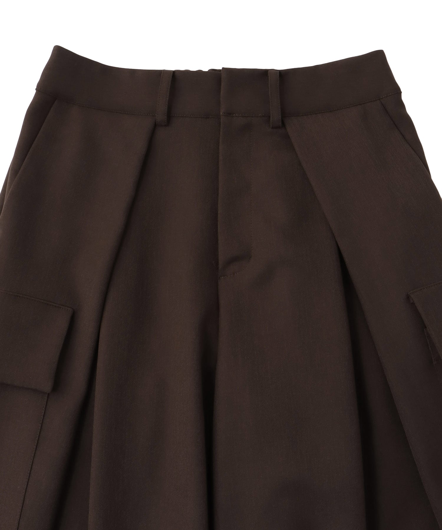 ＜B7＞ powder twill stretch cargo pants