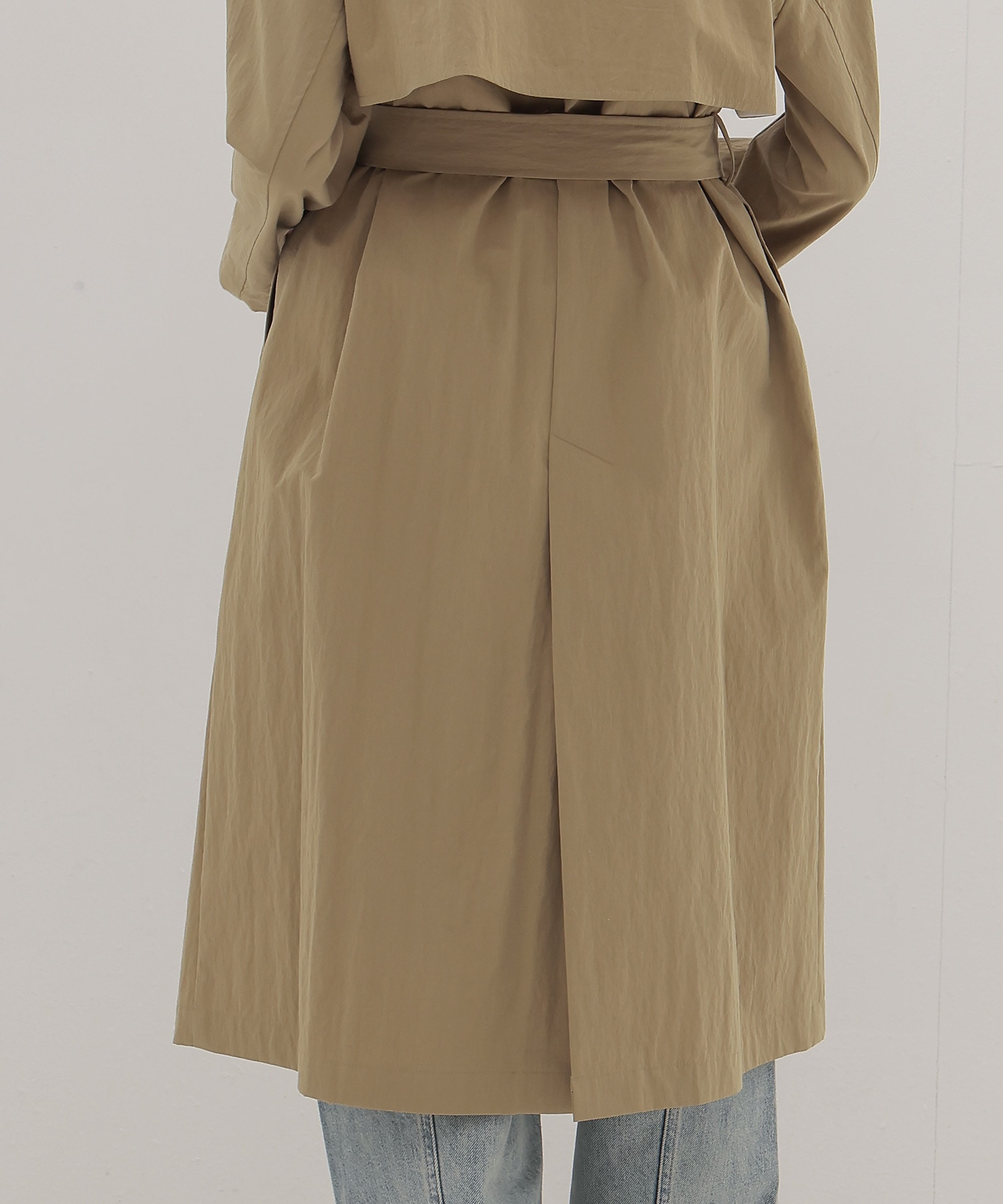 ＜B7＞relax trench coat