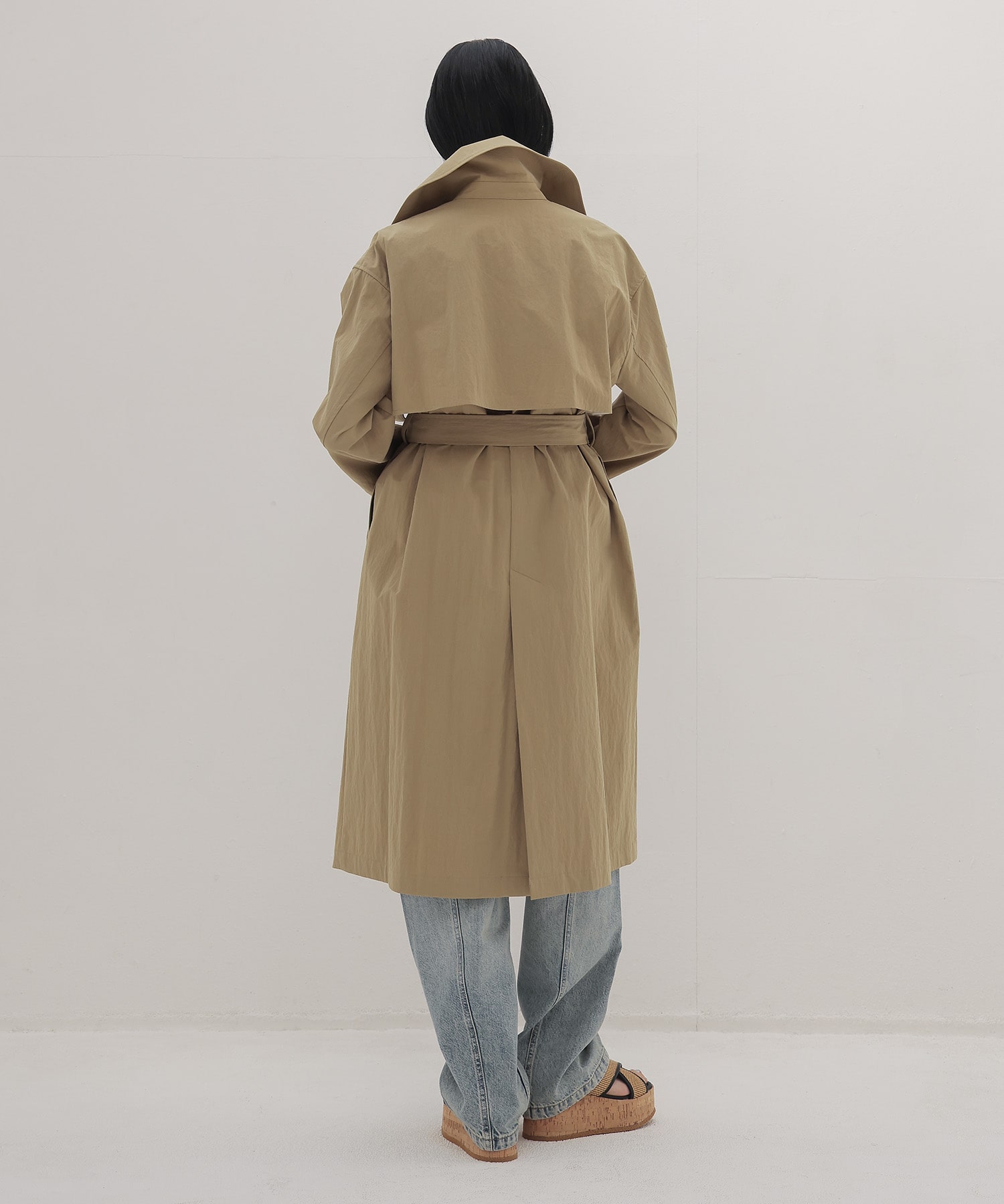 ＜B7＞relax trench coat