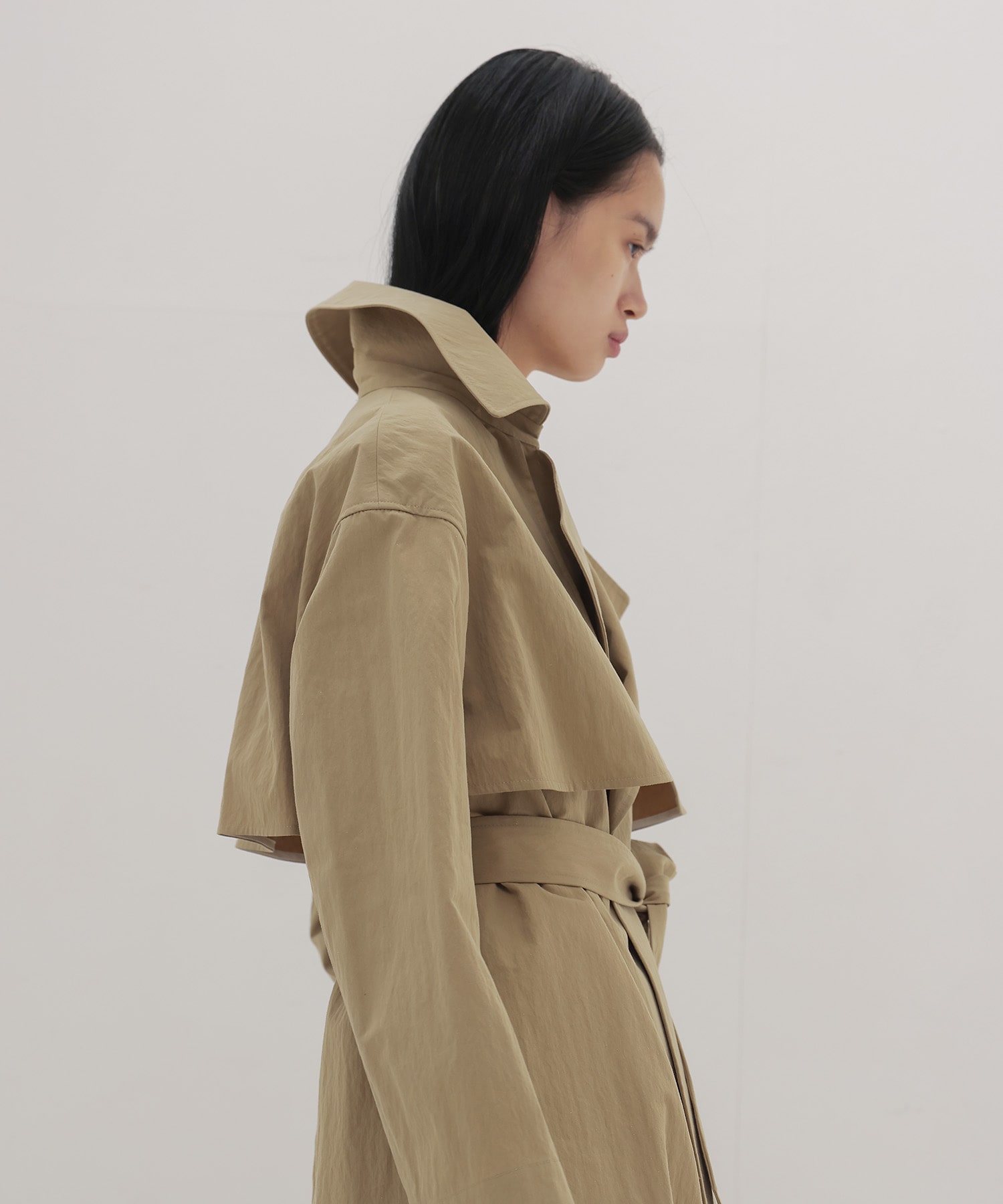 ＜B7＞relax trench coat