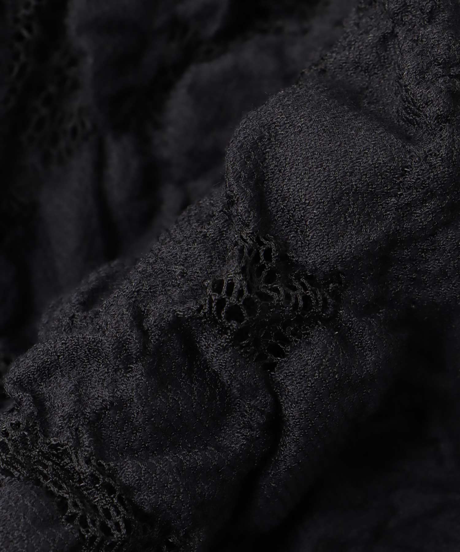 〔お家で試着〕＜VENIT＞WAVE DOT TULLE PULL