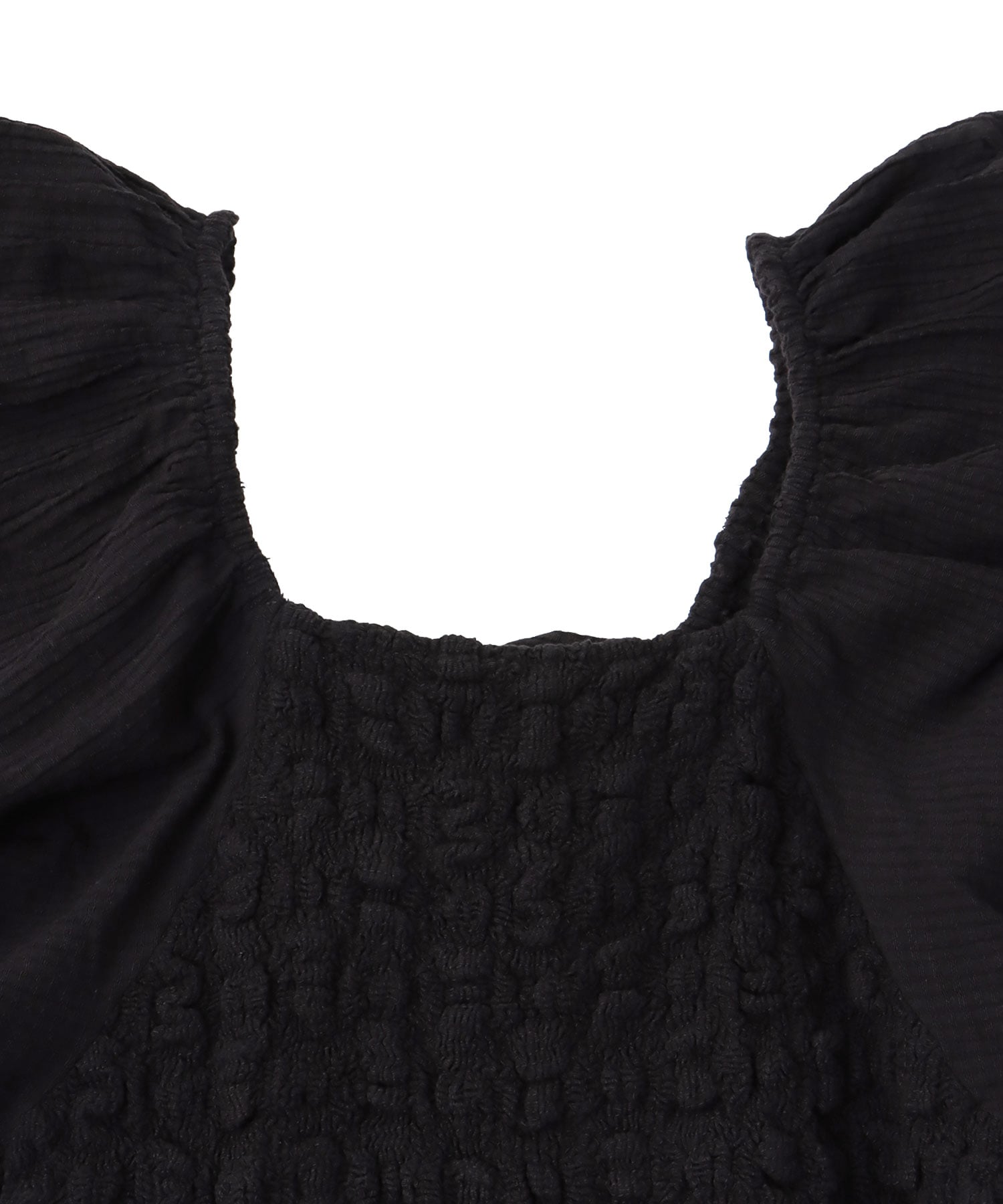 ＜VENIT＞SMOCKING CHECK DRESS